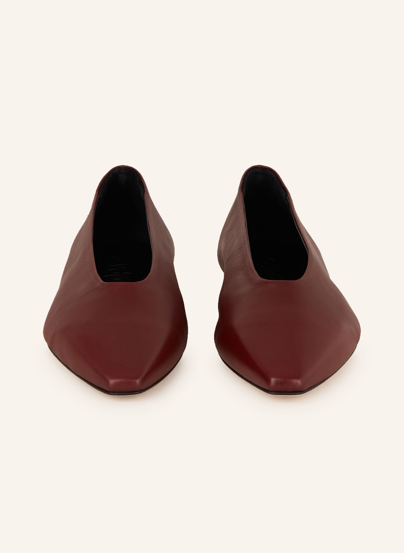 Aeyde Ballet flats BETTY: DARK RED
