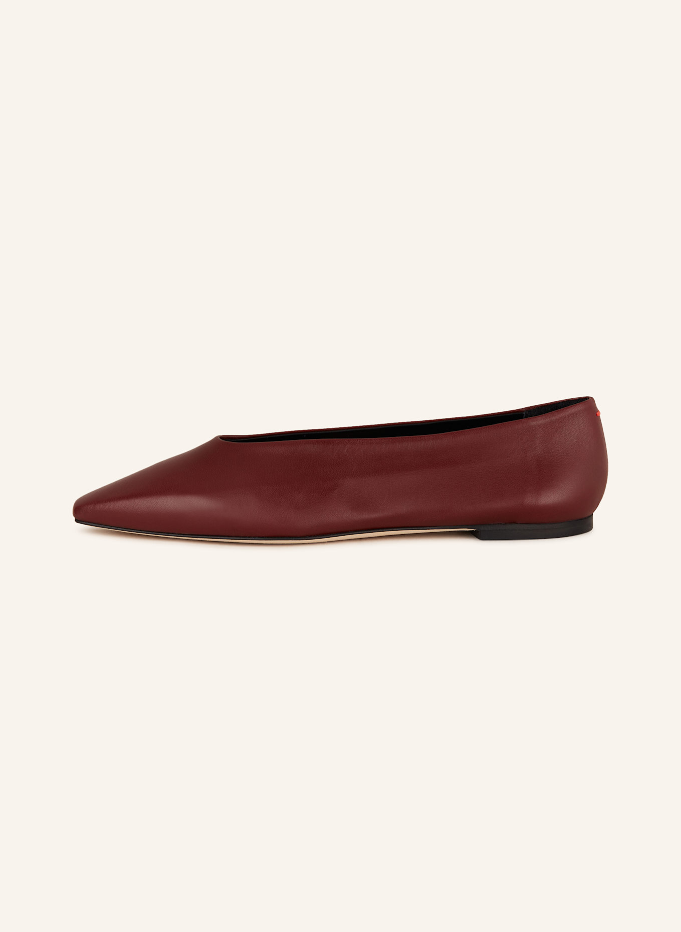 Aeyde Ballet flats BETTY: DARK RED