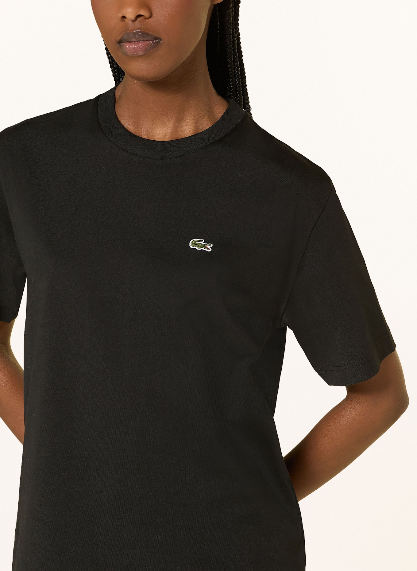 LACOSTE T-Shirt: SCHWARZ
