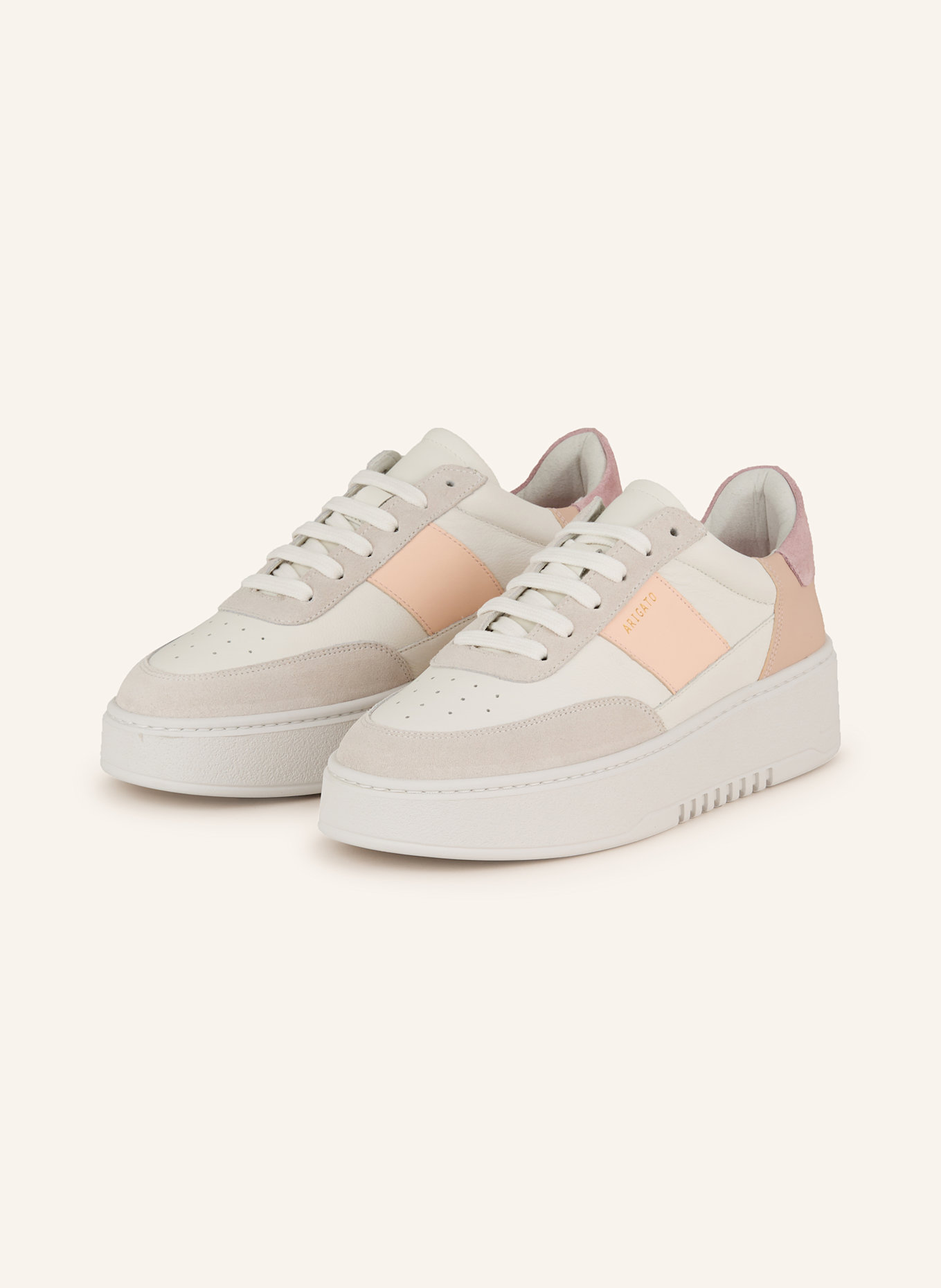 AXEL ARIGATO Sneaker ORBIT VINTAGE: WEISS/ HELLGRAU/ HELLROSA