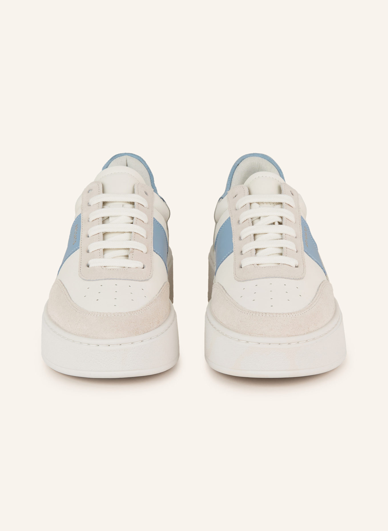AXEL ARIGATO Baskets ORBIT VINTAGE: BLANC / BLEU CLAIR