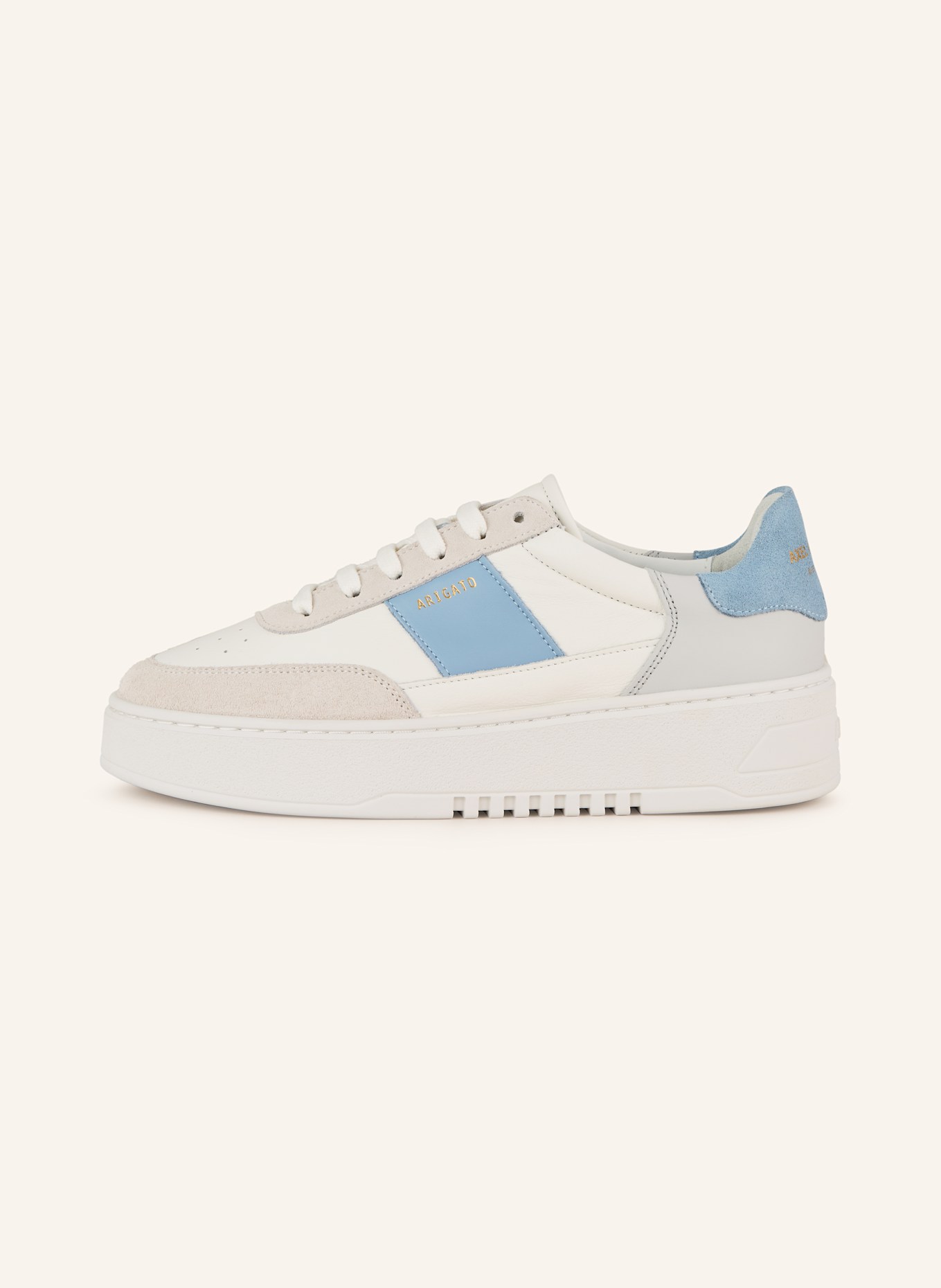 AXEL ARIGATO Baskets ORBIT VINTAGE: BLANC / BLEU CLAIR