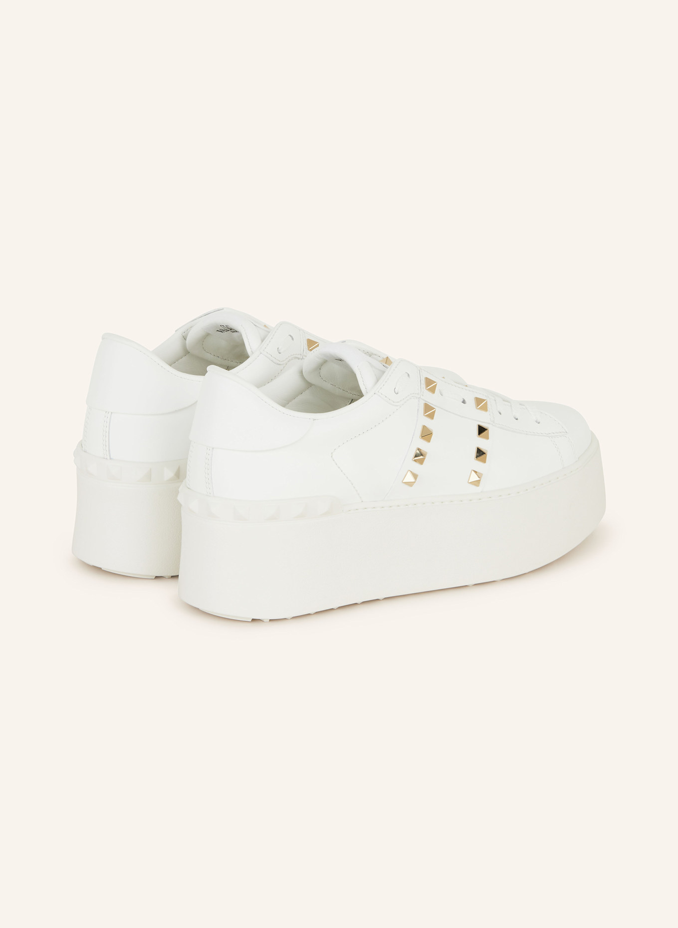 VALENTINO GARAVANI Sneaker ROCKSTUD mit Nieten: WEISS