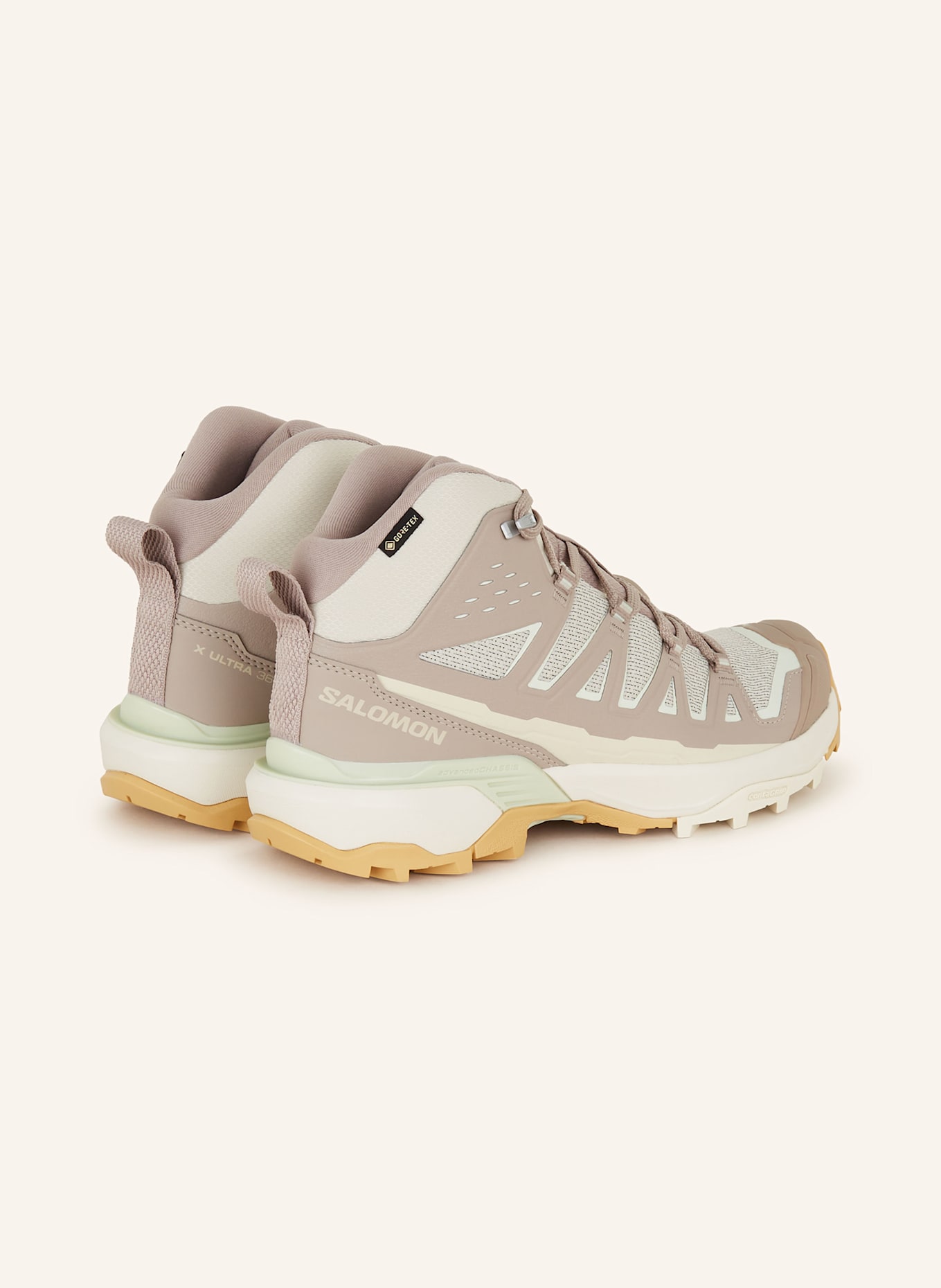 SALOMON Buty turystyczne X ULTRA 360 EDGE MID GTX: BLADORÓŻOWY / MIĘTOWY