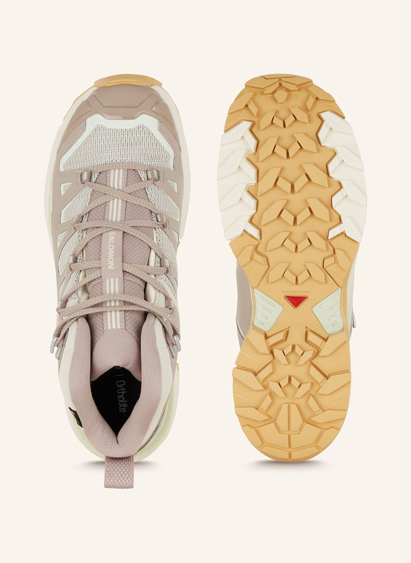 SALOMON Buty turystyczne X ULTRA 360 EDGE MID GTX: BLADORÓŻOWY / MIĘTOWY