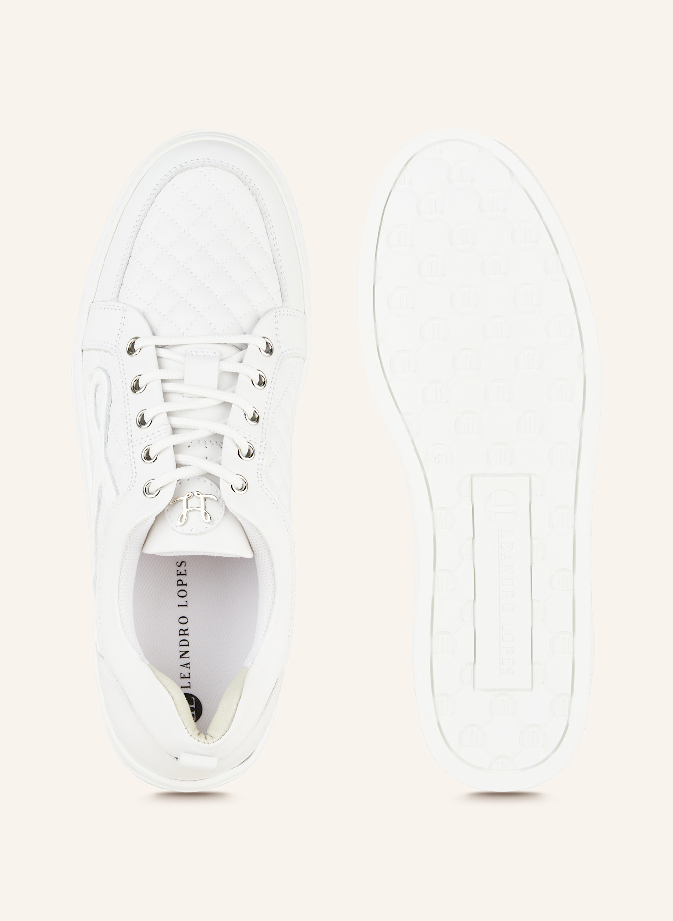 LEANDRO LOPES Sneakersy EZIO: BIAŁY