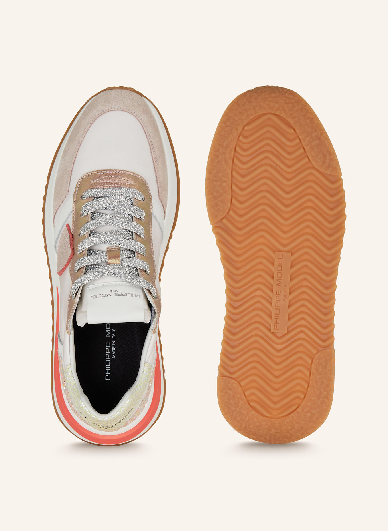 PHILIPPE MODEL Sneaker TROPEZ 2.1: HELLROSA/ ROSÉ