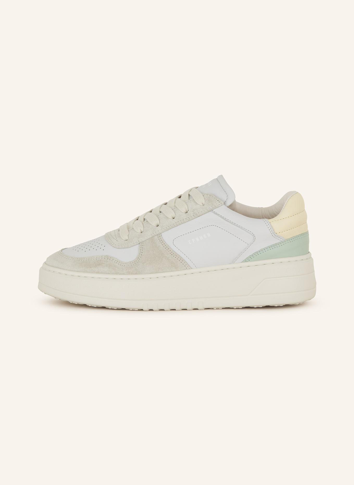 COPENHAGEN Sneaker CPH75: HELLGRAU/ GRAU/ HELLGRÜN