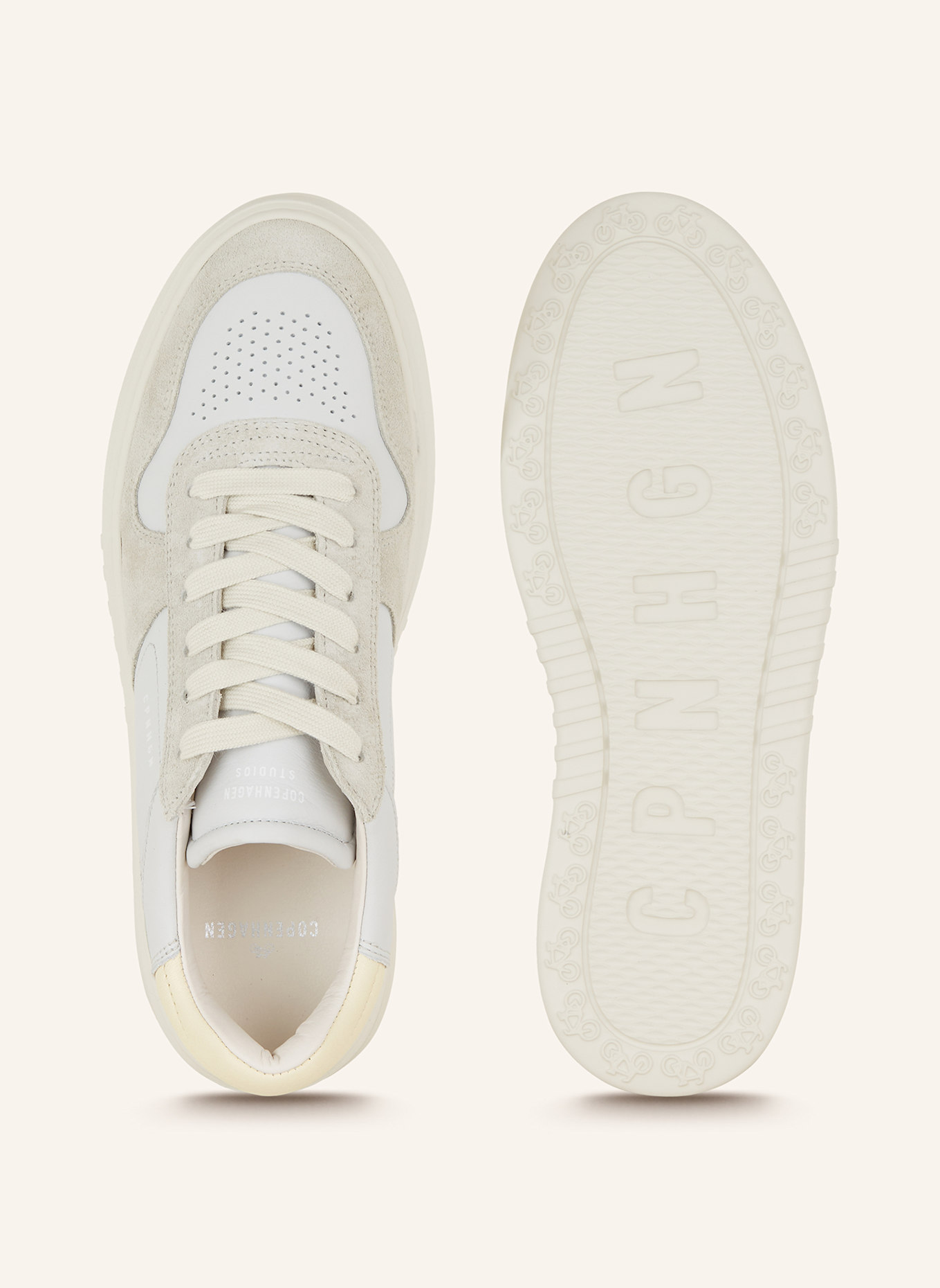 COPENHAGEN Sneaker CPH75: HELLGRAU/ GRAU/ HELLGRÜN