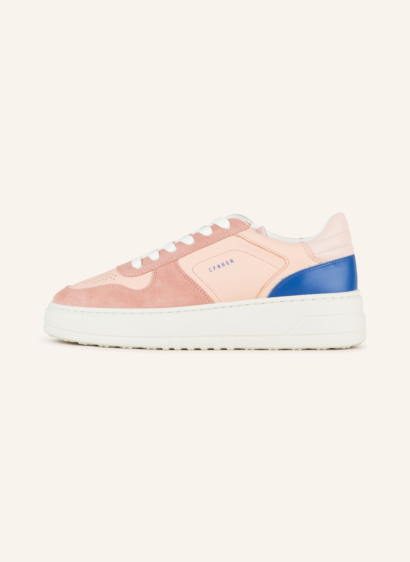 COPENHAGEN Sneakers CPH75: SALMON/ LIGHT ORANGE/ BLUE