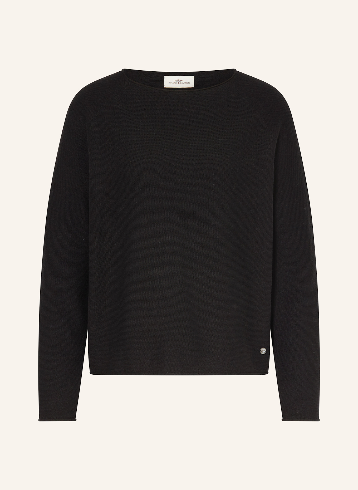 FYNCH-HATTON Pullover: SCHWARZ