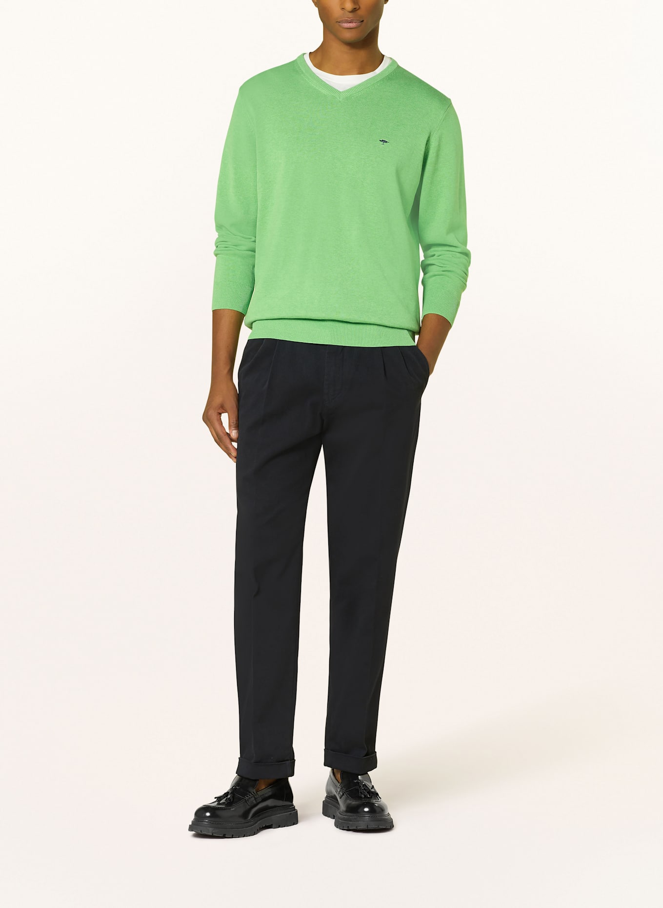 FYNCH-HATTON Pullover: GRÜN