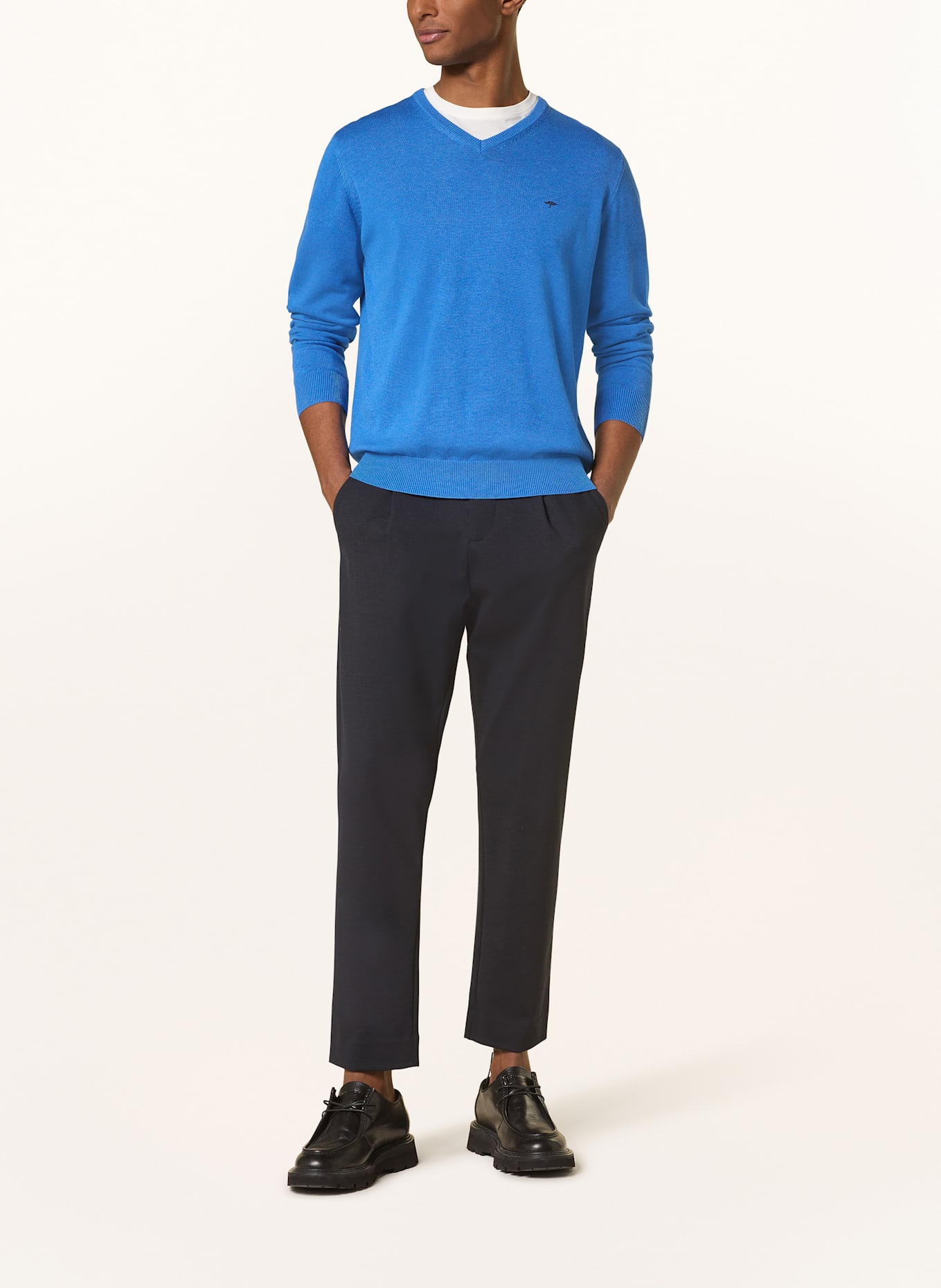 FYNCH-HATTON Pullover: BLAU