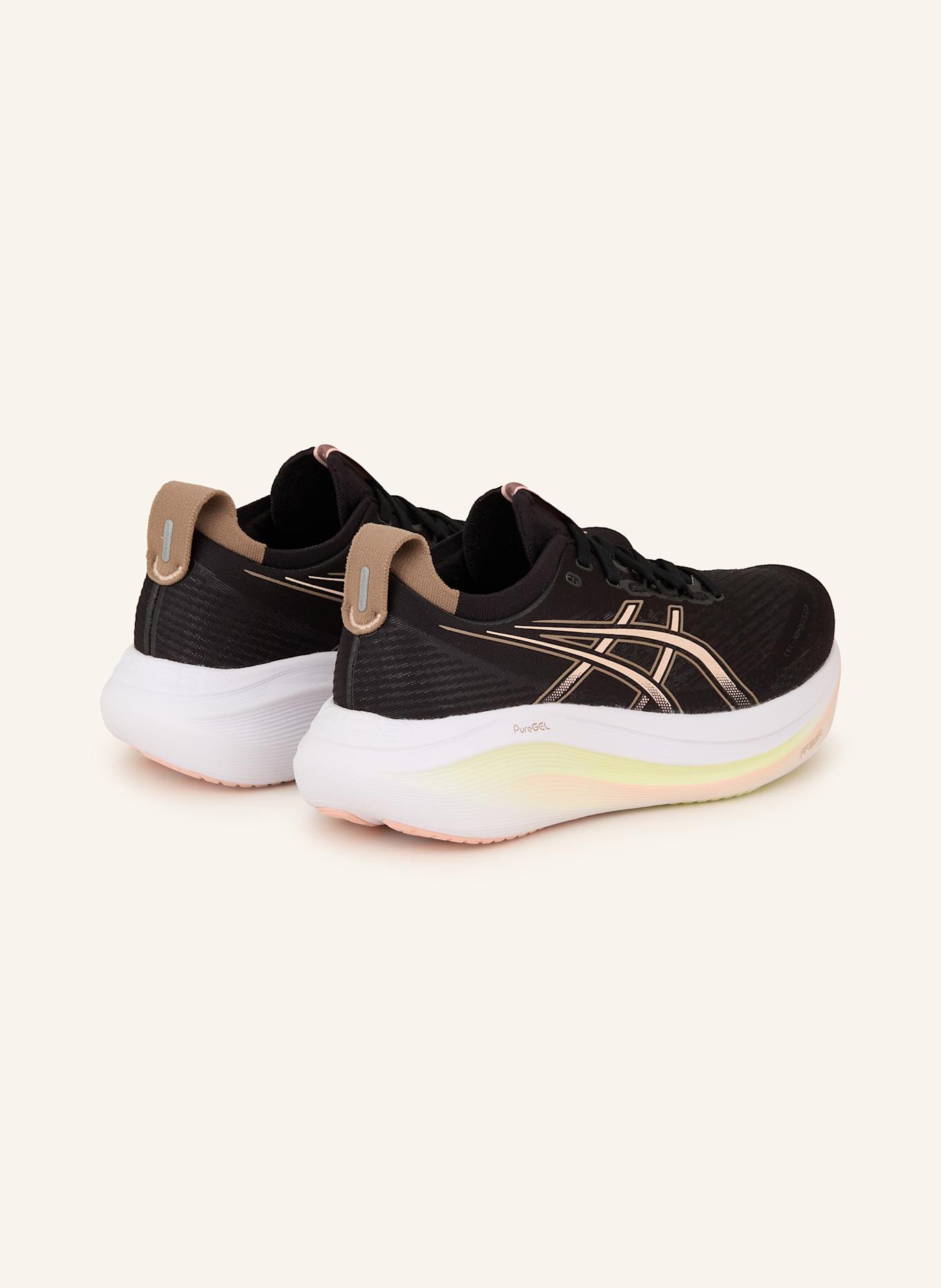 ASICS Laufschuhe GEL-NIMBUS 27: SCHWARZ/ NUDE