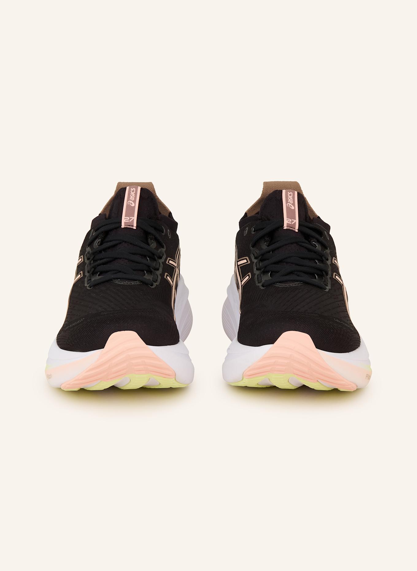 ASICS Laufschuhe GEL-NIMBUS 27: SCHWARZ/ NUDE