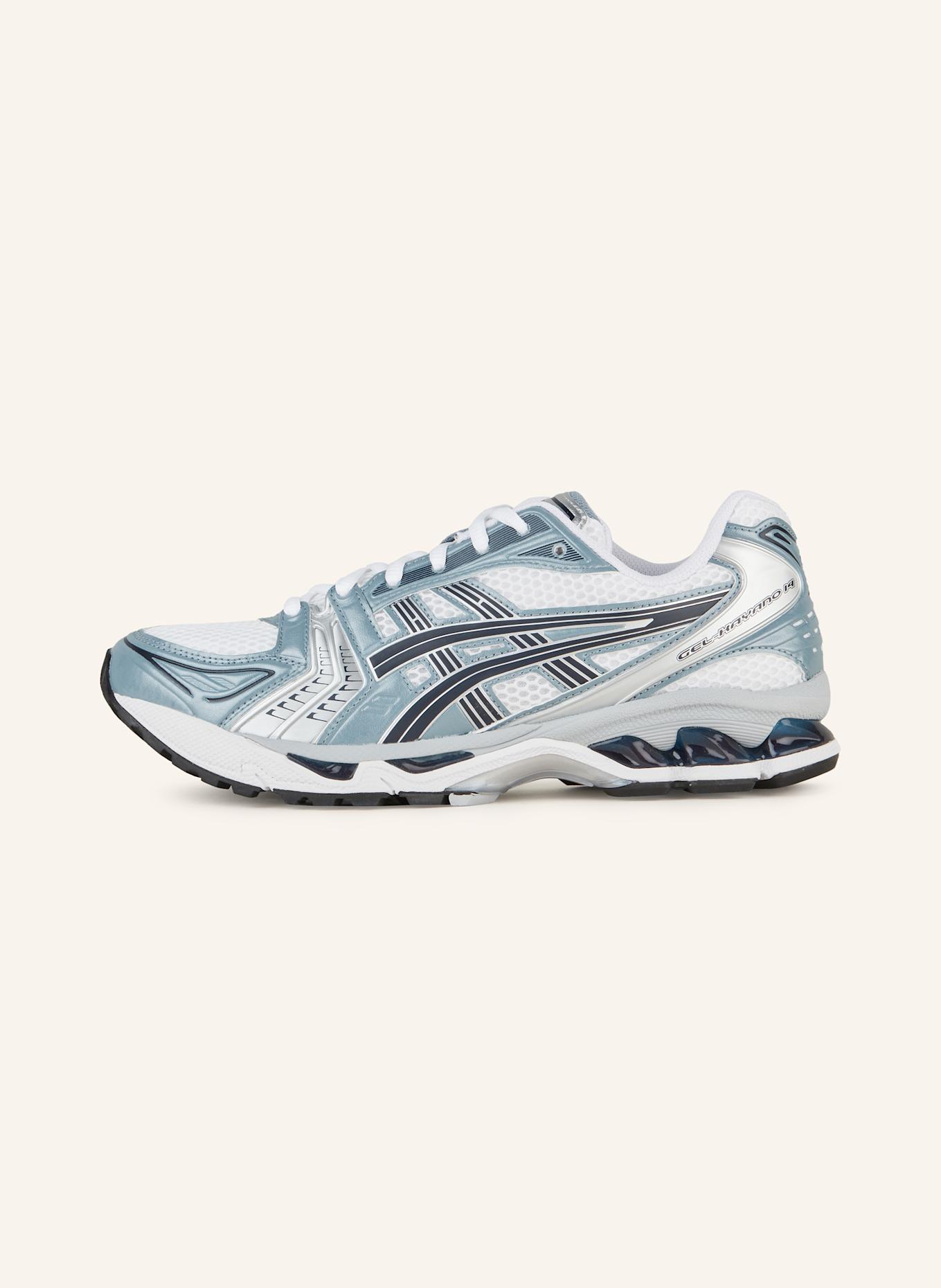 ASICS Sneaker GEL-KAYANO 14: WEISS/ BLAUGRAU/ DUNKELBLAU