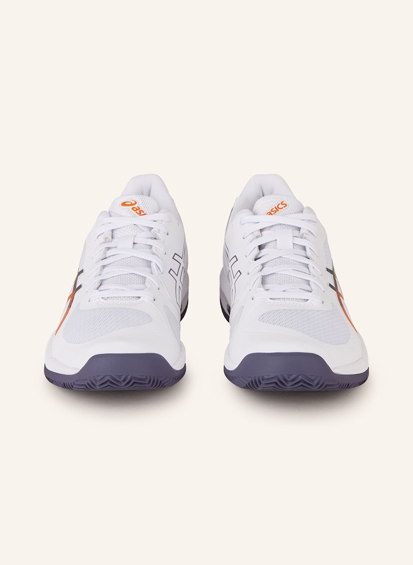 ASICS Tennisschuhe SOLUTION SWIFT FF2 CLAY: WEISS/ ORANGE