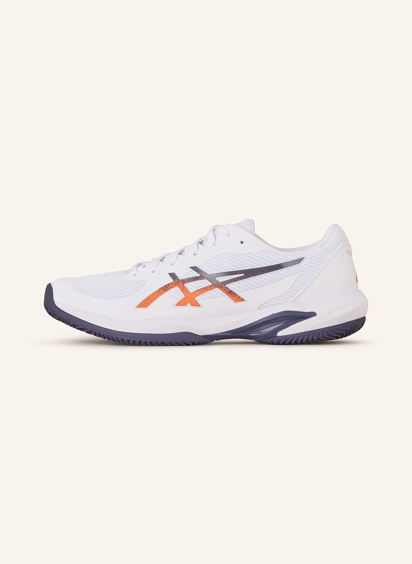 ASICS Tennisschuhe SOLUTION SWIFT FF2 CLAY: WEISS/ ORANGE