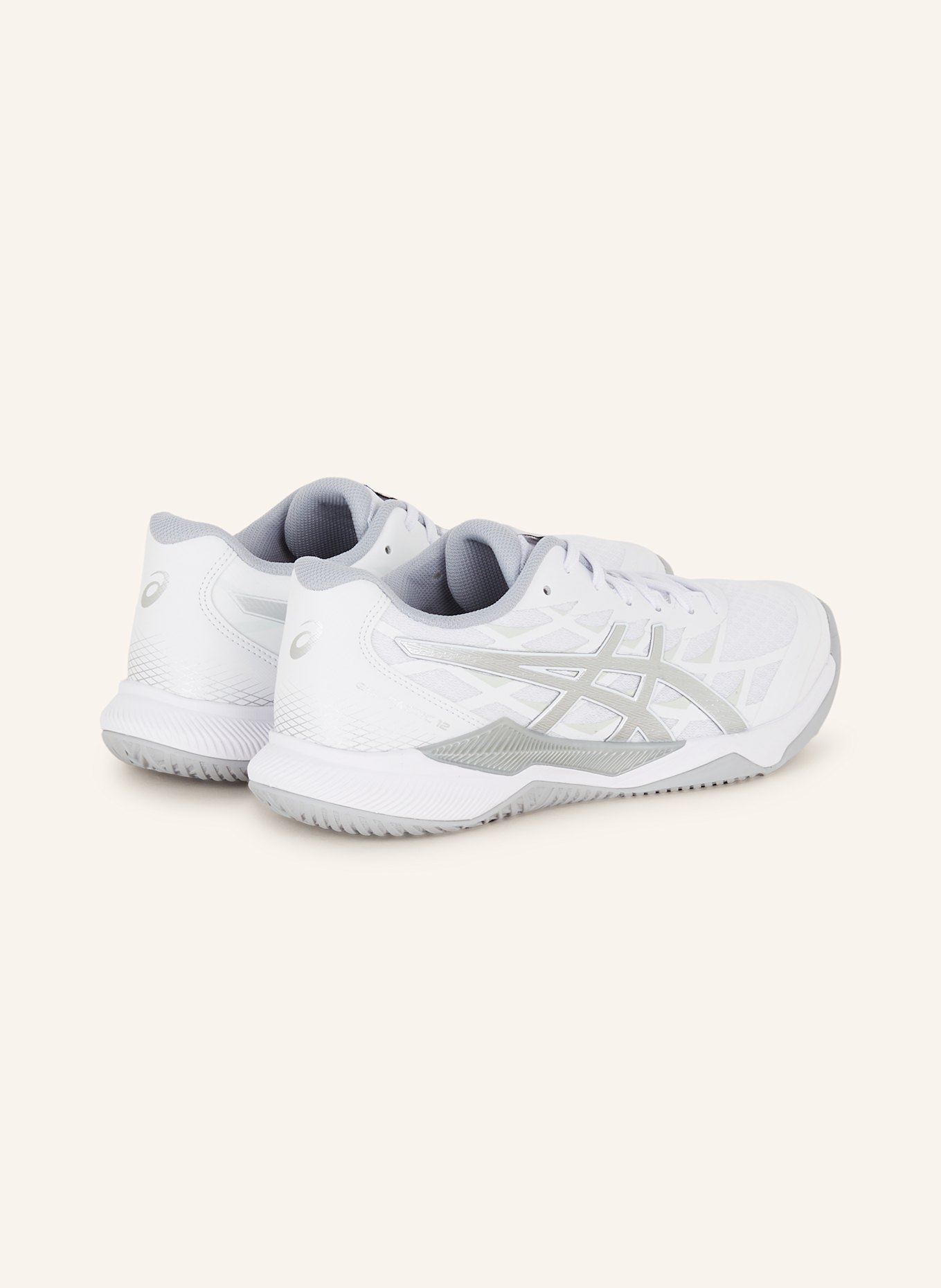 ASICS Indoorschuhe GEL-TACTIC 12: WEISS / SILBER