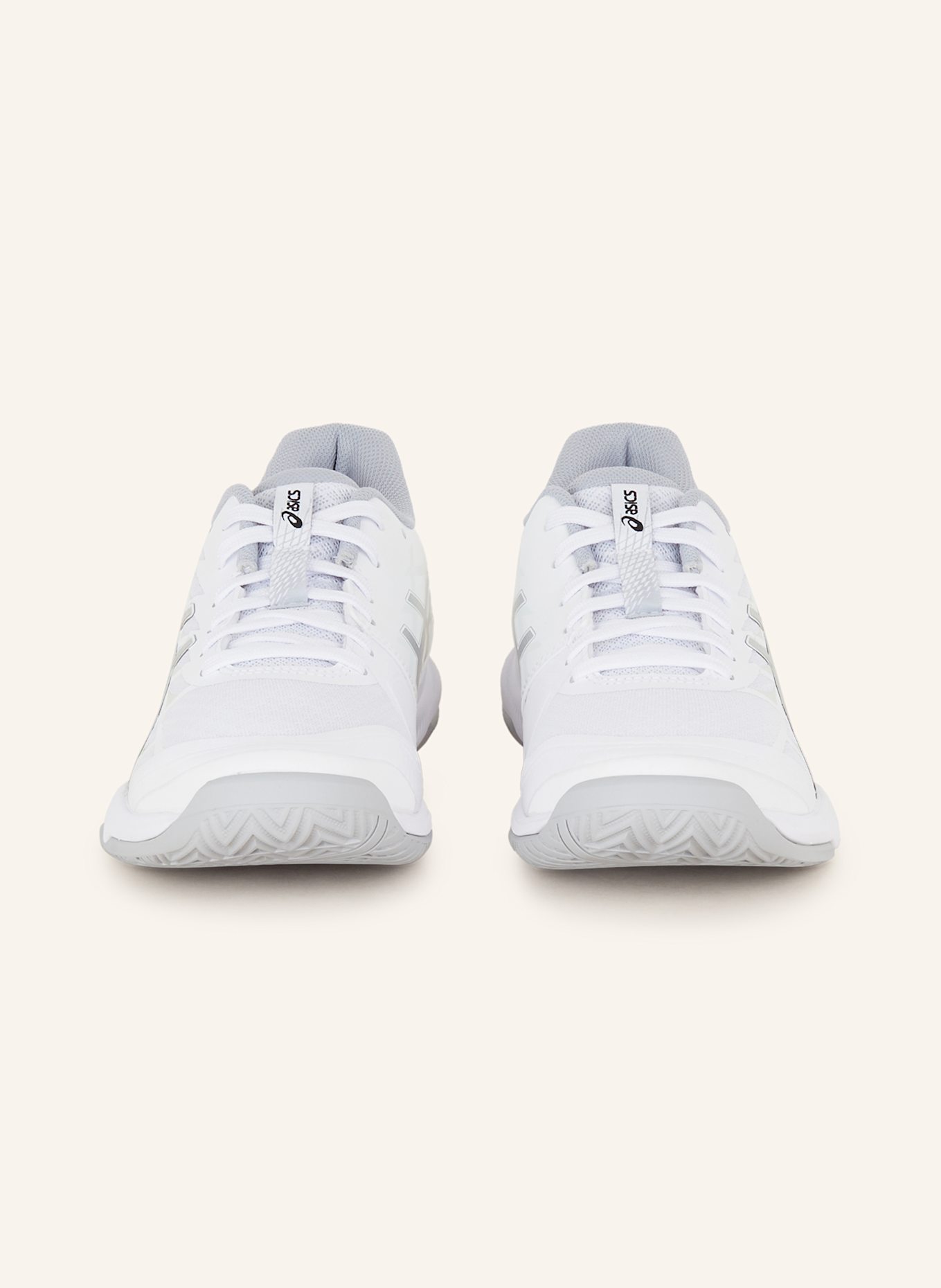 ASICS Indoorschuhe GEL-TACTIC 12: WEISS / SILBER