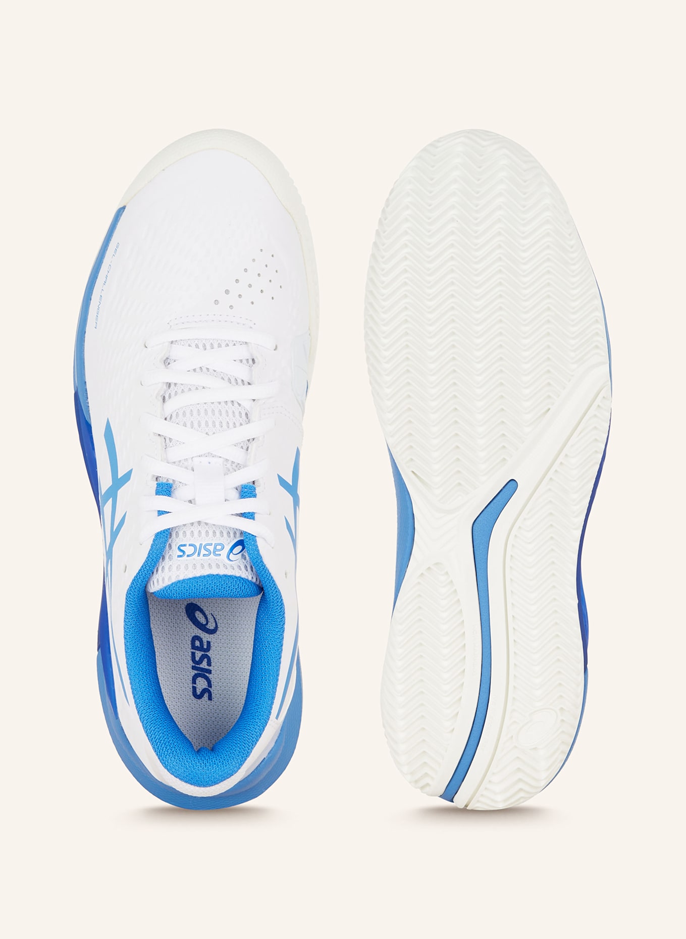 ASICS Tennis shoes GEL-CHALLENGER 14: WHITE/ BLUE