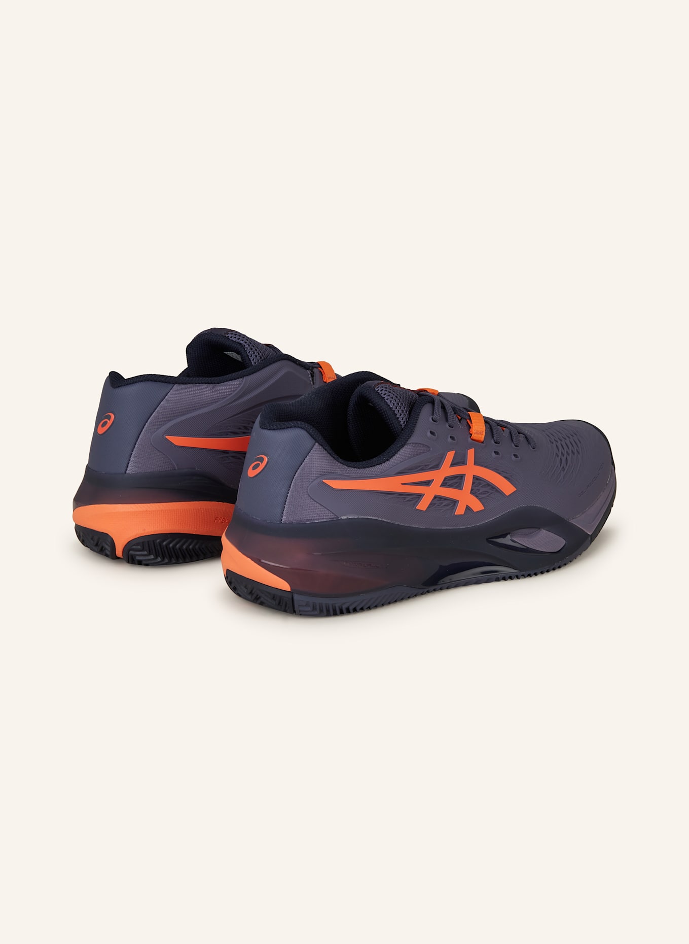 ASICS Tennisschuhe GEL-RESOLUTION X CLAY: LILA/ ORANGE