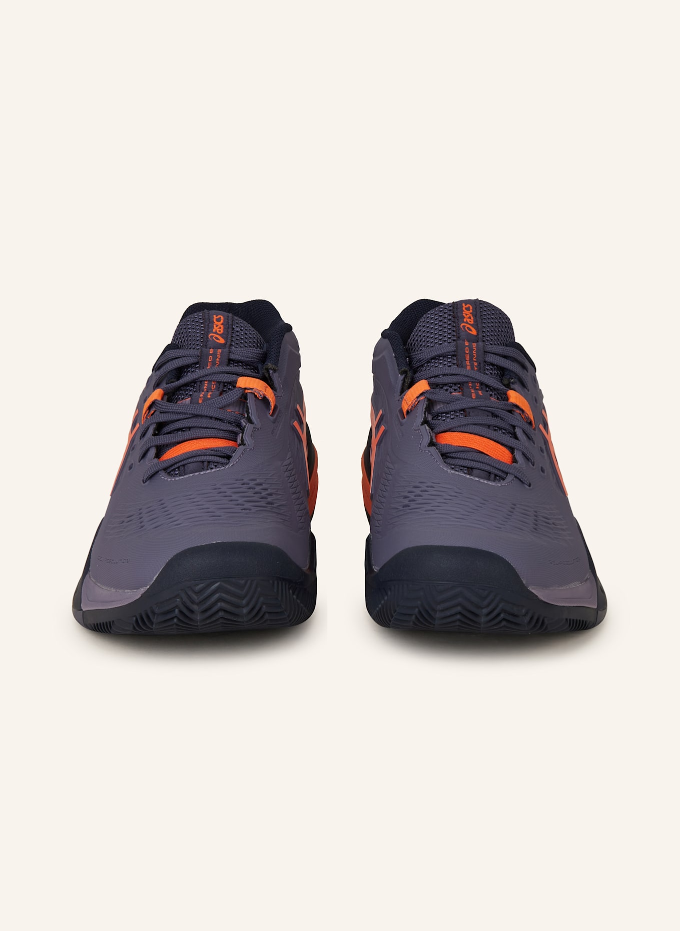 ASICS Tennisschuhe GEL-RESOLUTION X CLAY: LILA/ ORANGE