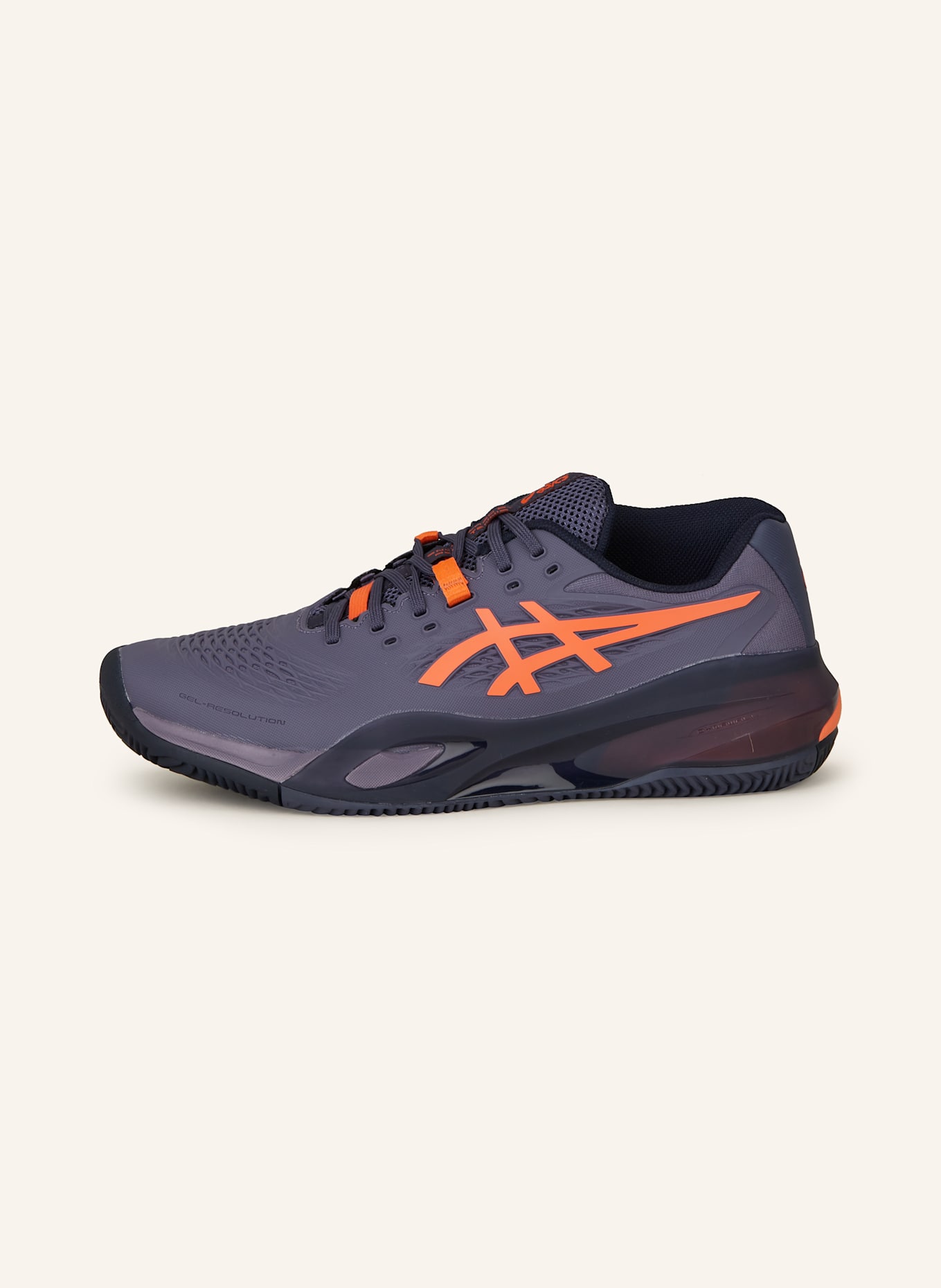 ASICS Tennisschuhe GEL-RESOLUTION X CLAY: LILA/ ORANGE