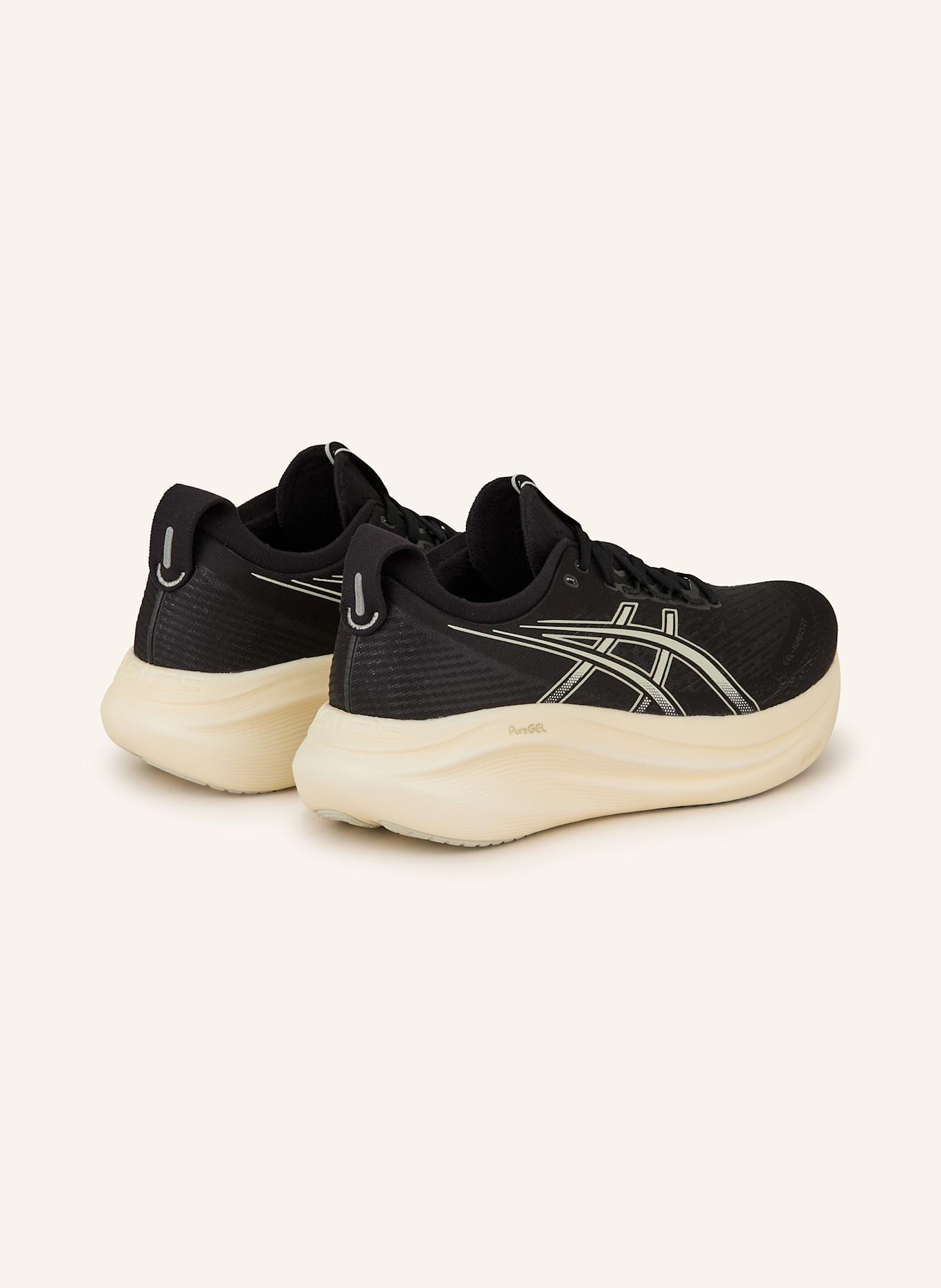 ASICS Laufschuhe GEL-NIMBUS 27: SCHWARZ/ HELLGRAU