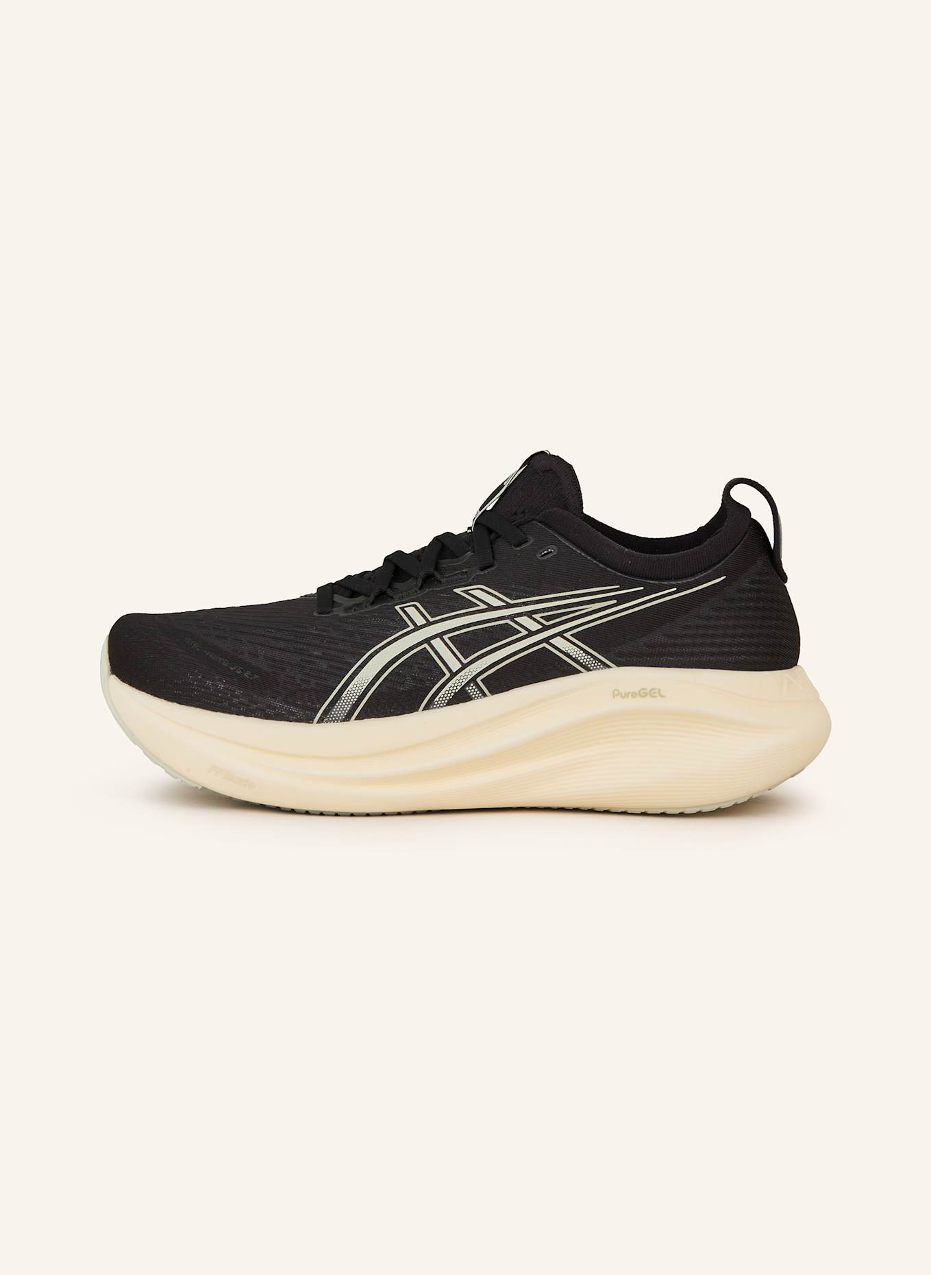 ASICS Laufschuhe GEL-NIMBUS 27: SCHWARZ/ HELLGRAU