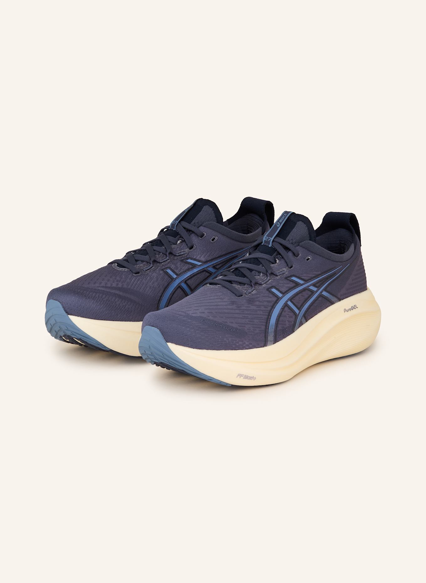 ASICS Laufschuhe GEL-NIMBUS 27: DUNKELLILA/ BLAU