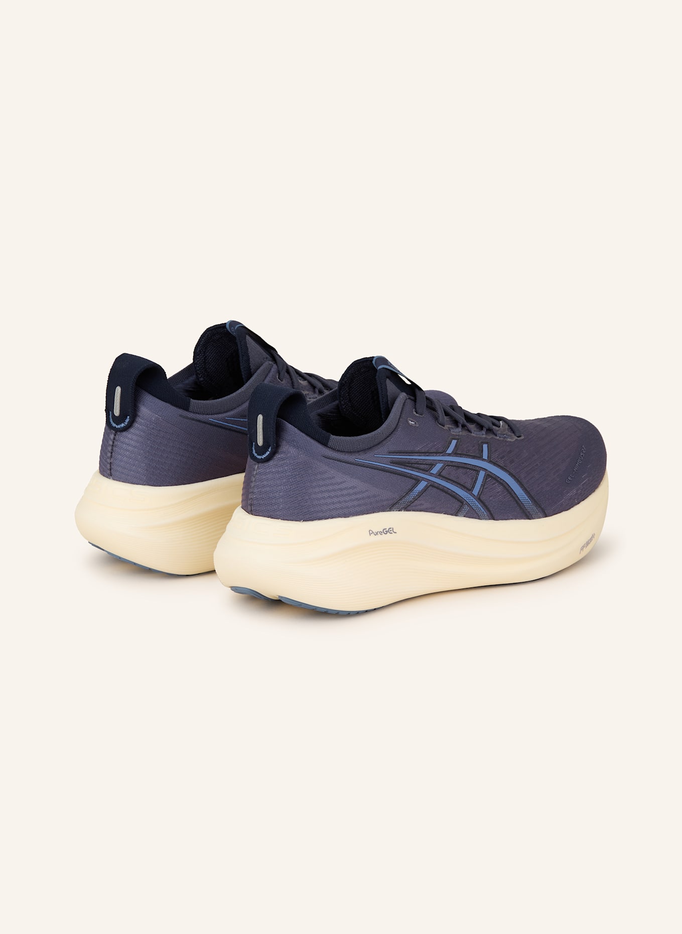 ASICS Laufschuhe GEL-NIMBUS 27: DUNKELLILA/ BLAU