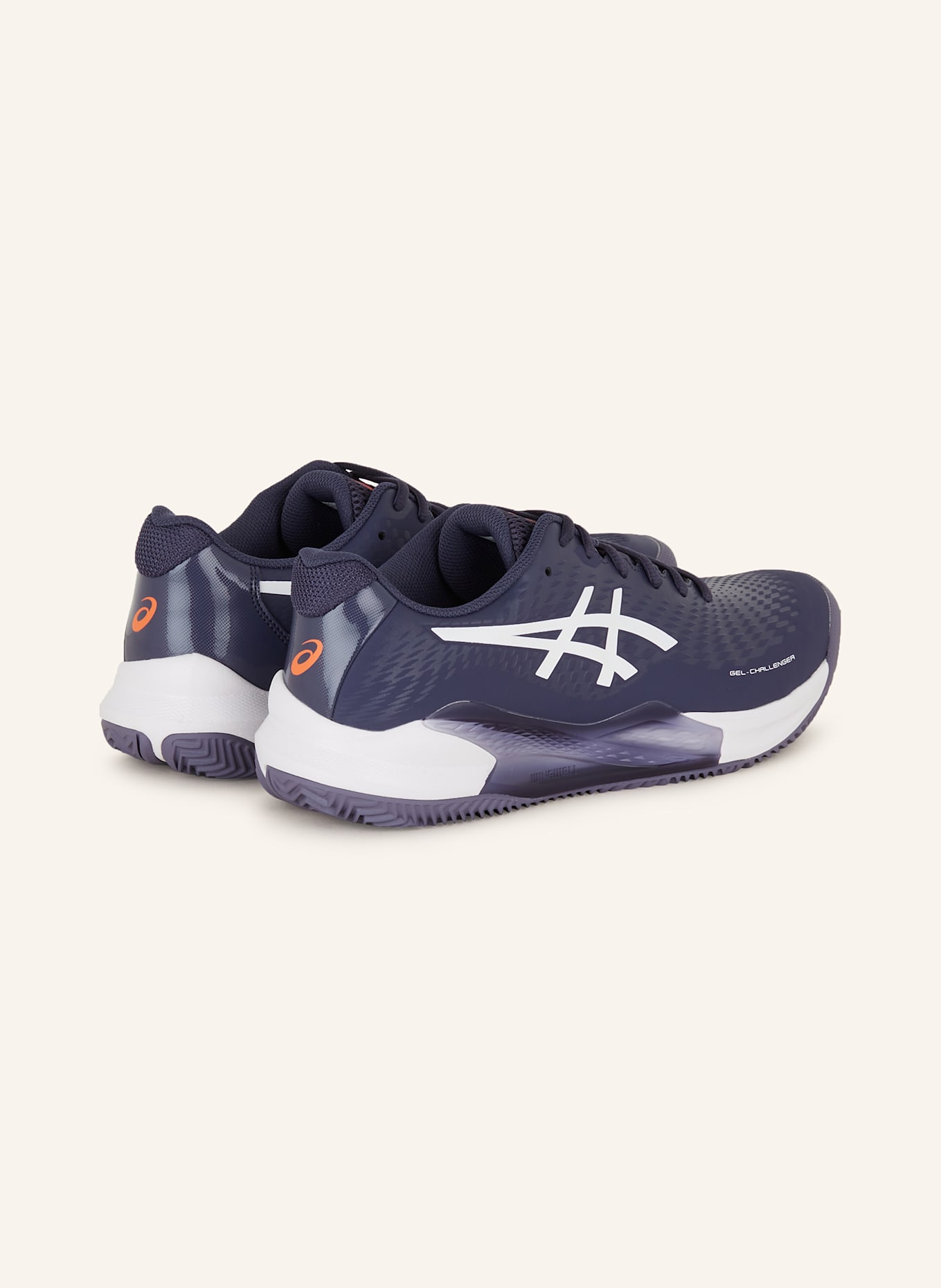 ASICS Tennis shoes GEL-CHALLENGER 14 CLAY: DARK BLUE / WHITE