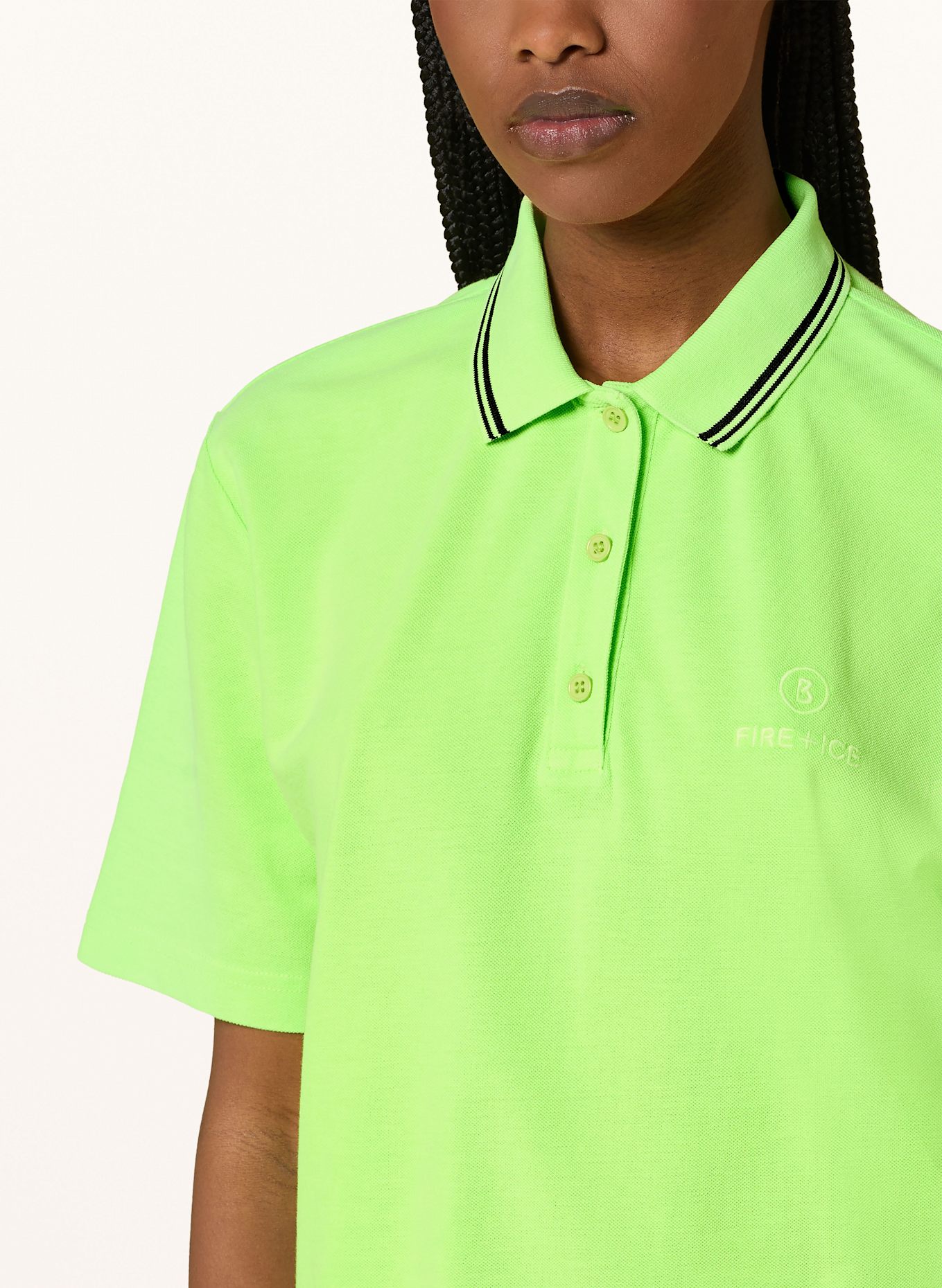 FIRE+ICE Piqué polo shirt XARA: LIGHT GREEN
