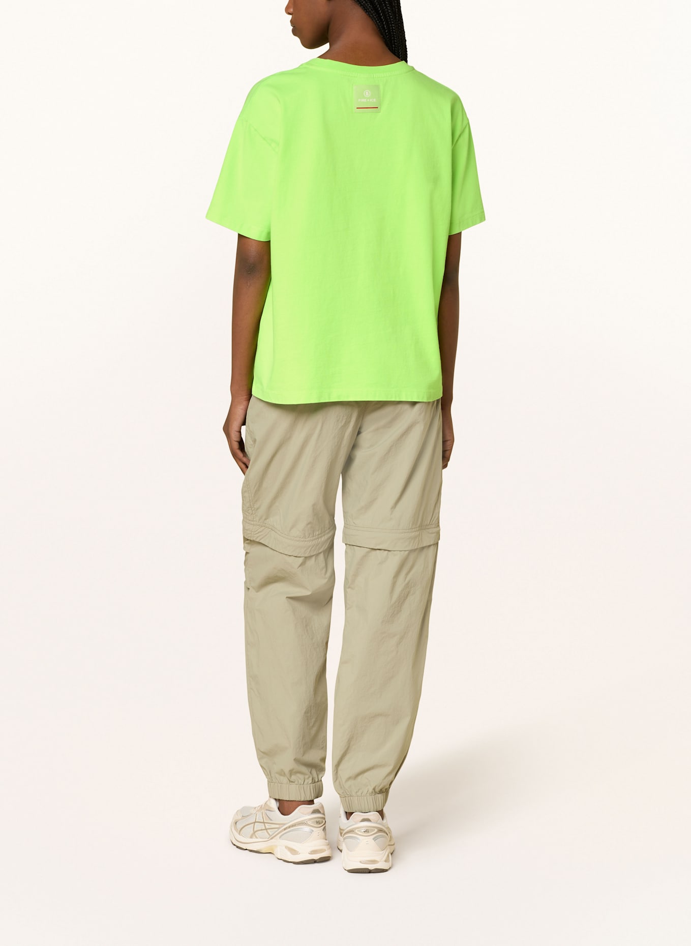 FIRE+ICE T-shirt CARA: JASKRAWY ZIELONY