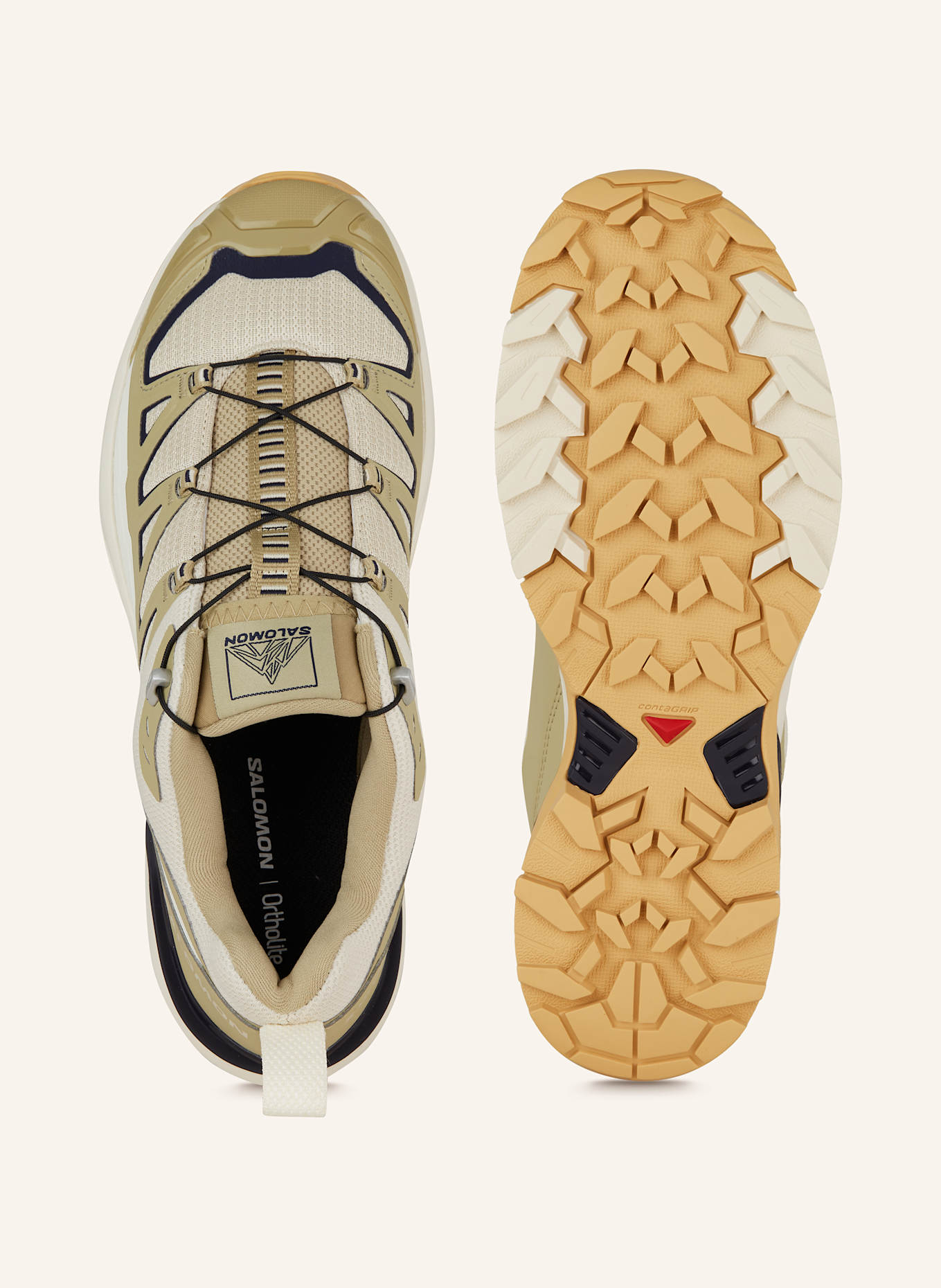 SALOMON Buty turystyczne X ULTRA 360 EDGE: OLIWKOWY / ECRU