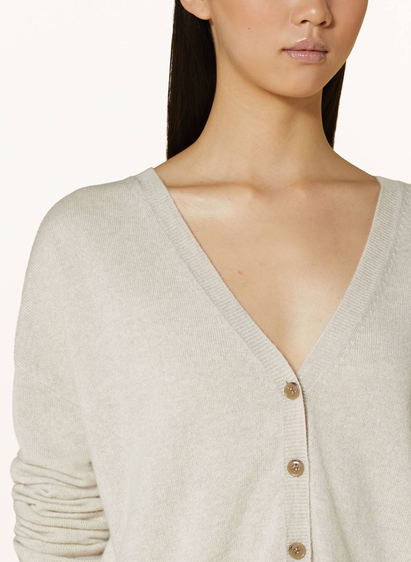LISA YANG Cardigan ABBY in cashmere: CREAM
