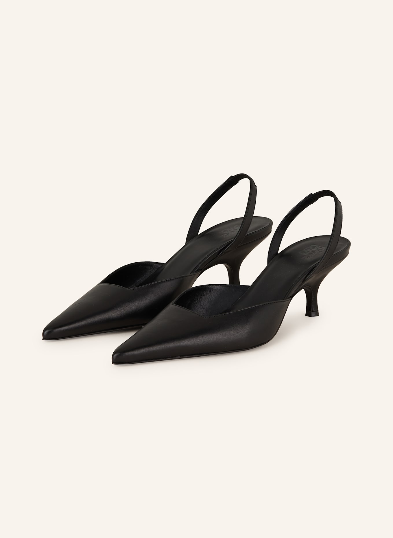 GIA BORGHINI Slingback pumps OCTAVIE: BLACK