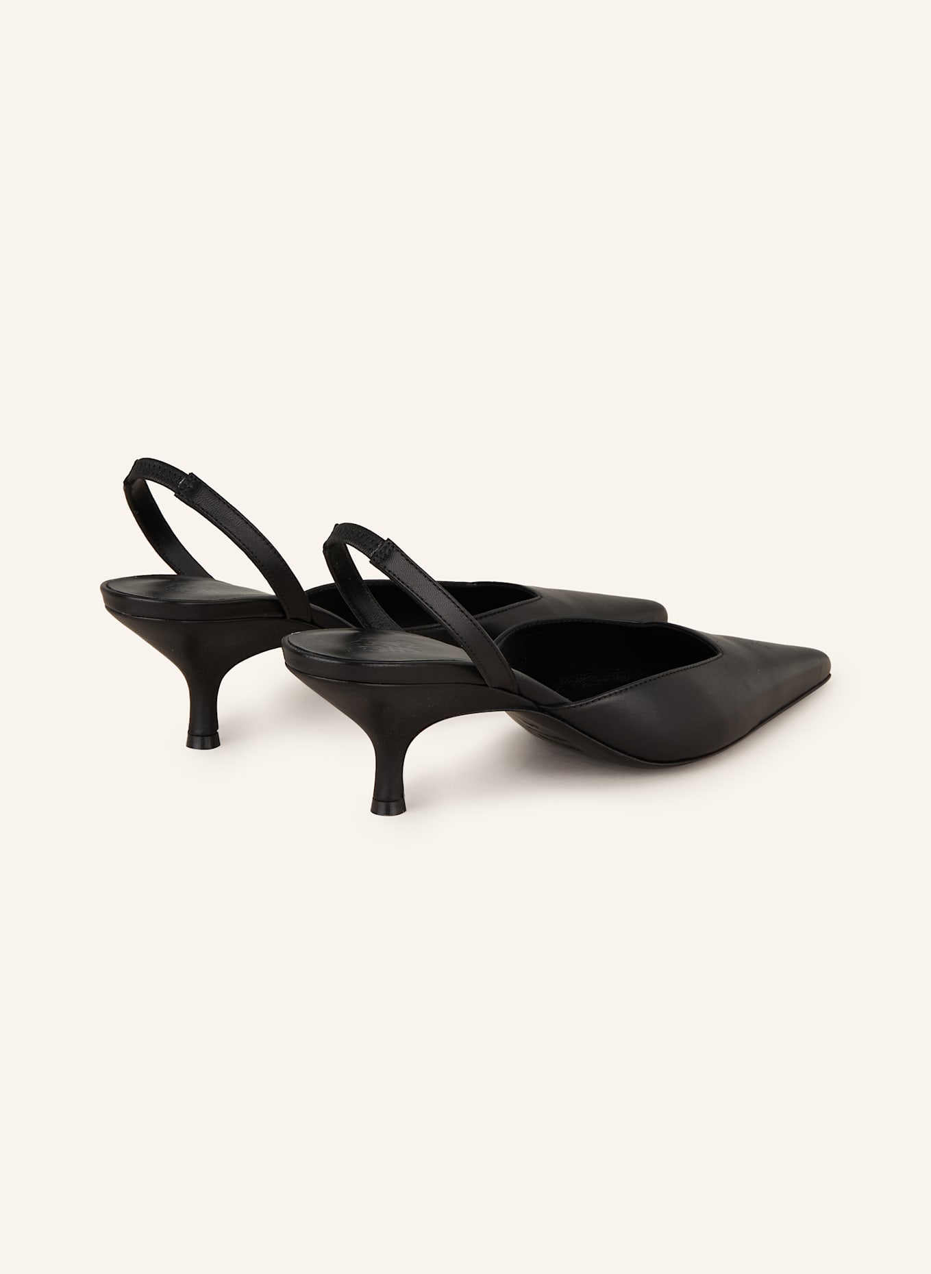 GIA BORGHINI Slingback pumps OCTAVIE: BLACK