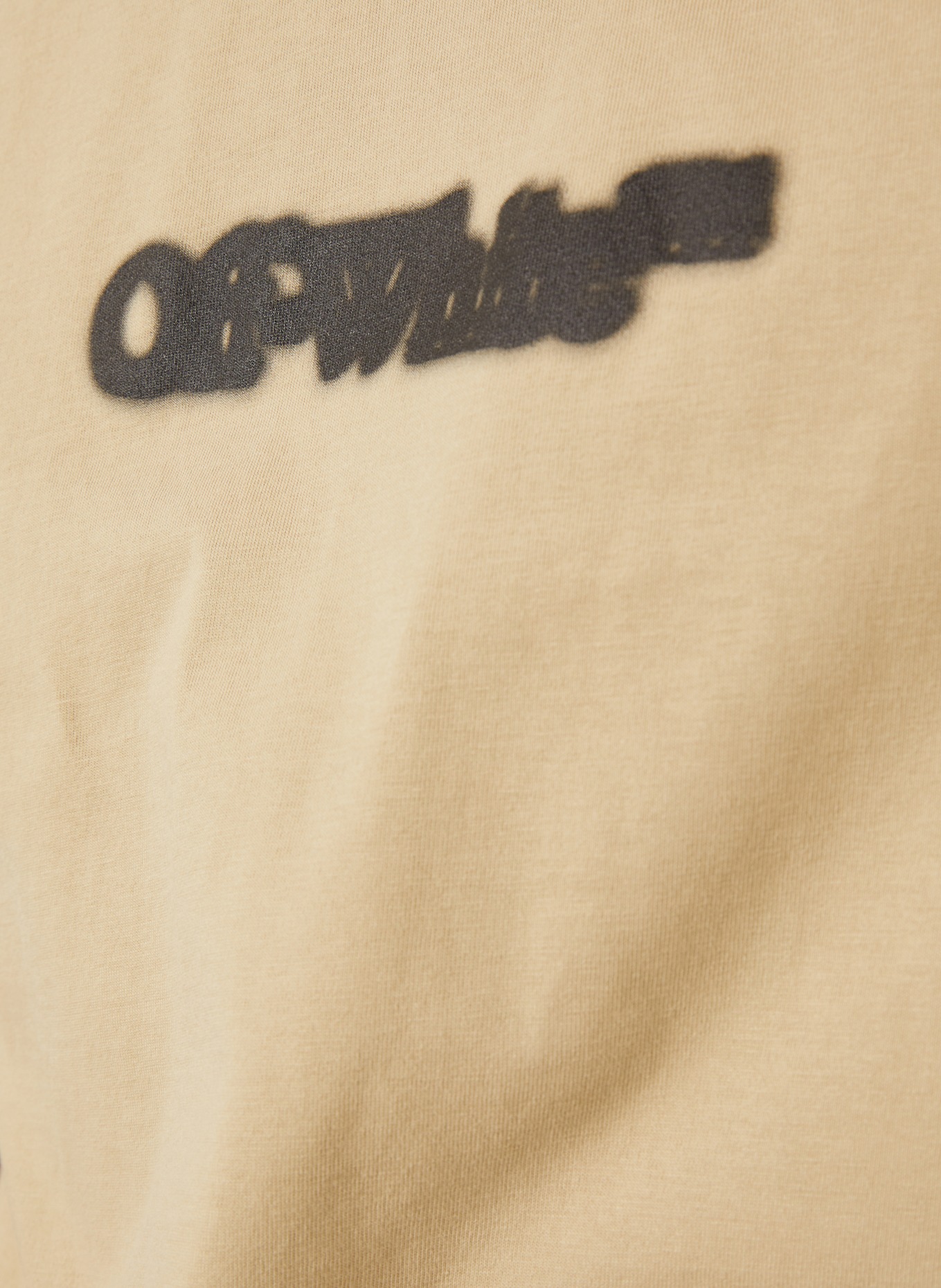 Off-White Tričko: BÉŽOVÁ