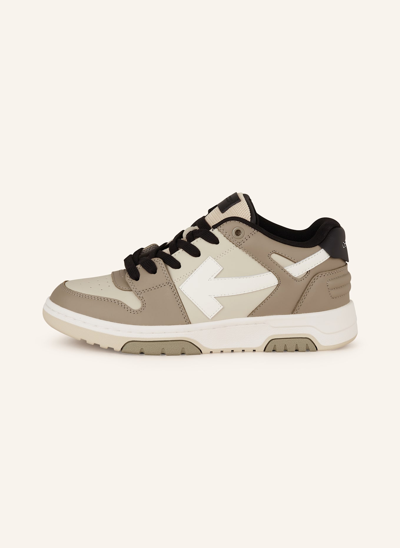 Off-White Sneaker OUT OF OFFICE: HELLBRAUN / GRAU