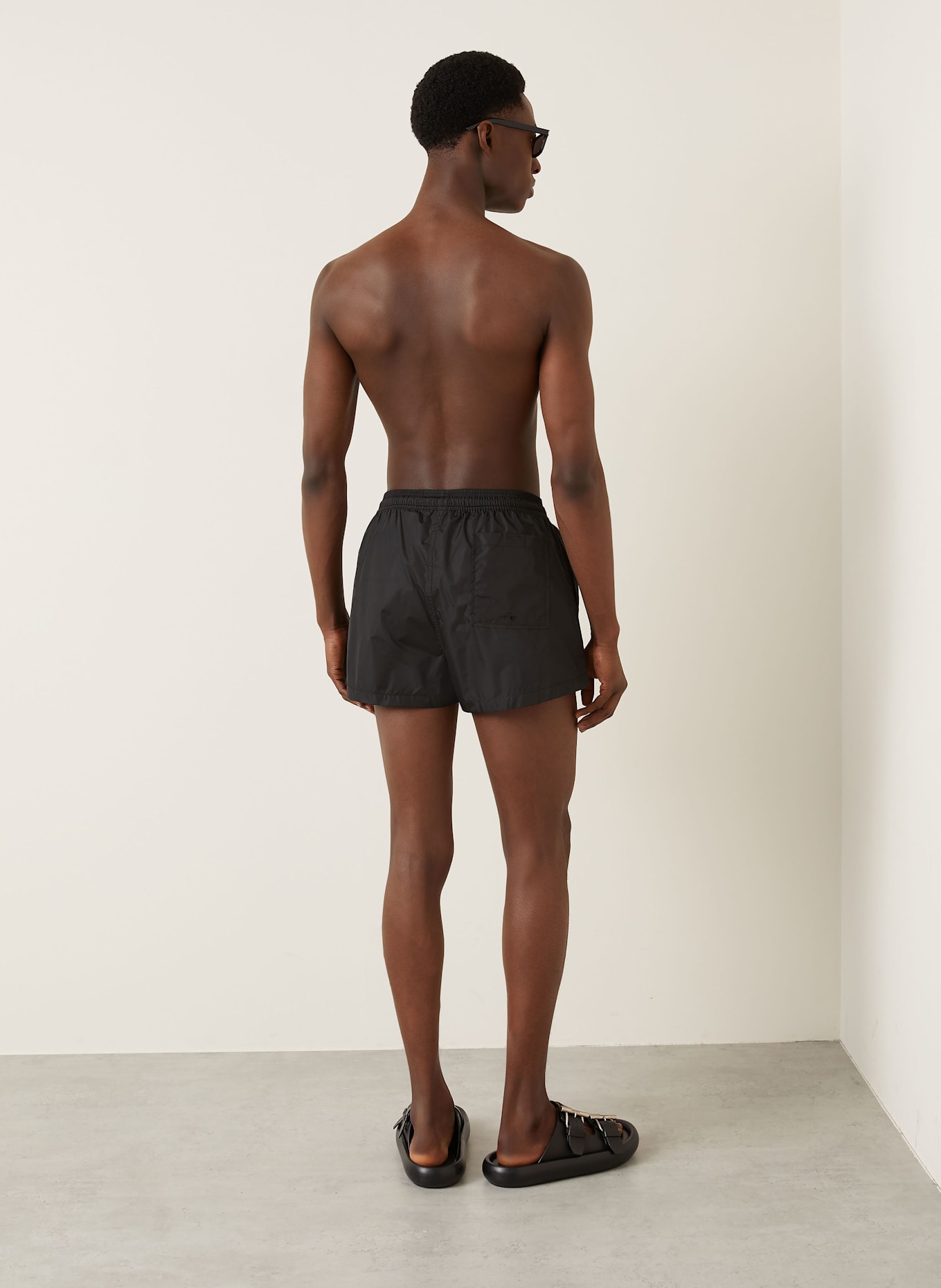 Off-White Swim Shorts: BLACK