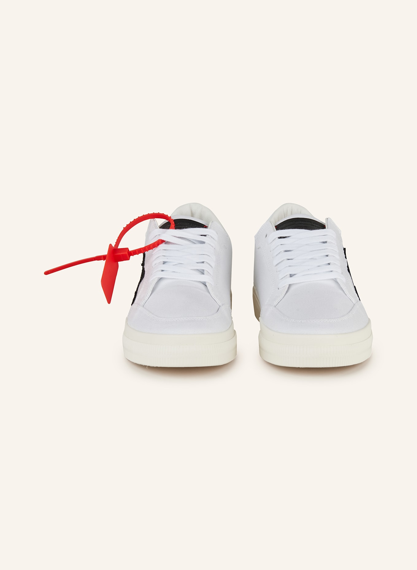 ＊OFF WHITE＊ Low Vulcanized Sneakers Off White Pony Low Vulcanized Leather Sneaker - Size 11 VNDS