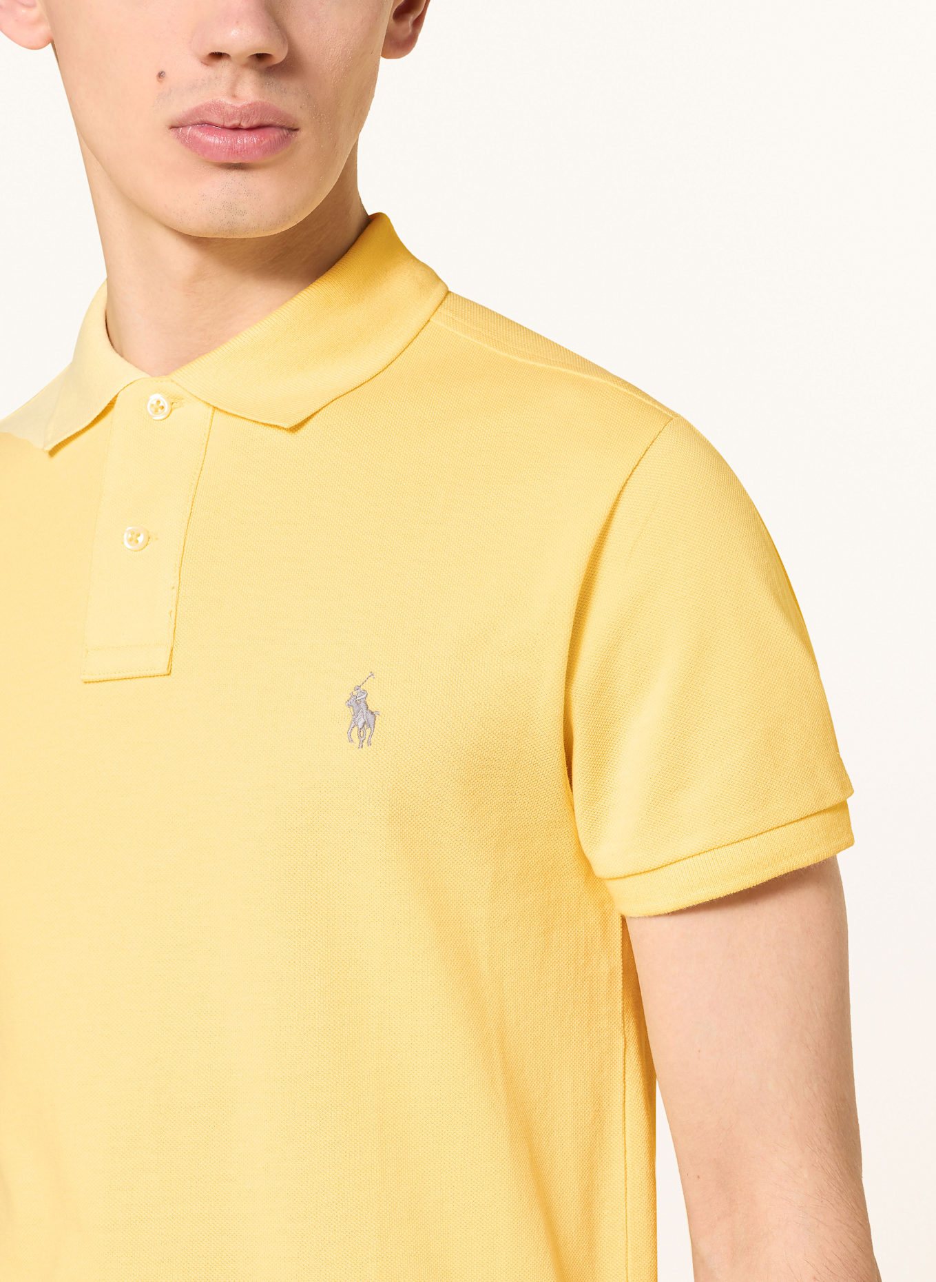 POLO RALPH LAUREN Piqué-Poloshirt Slim Fit: GELB