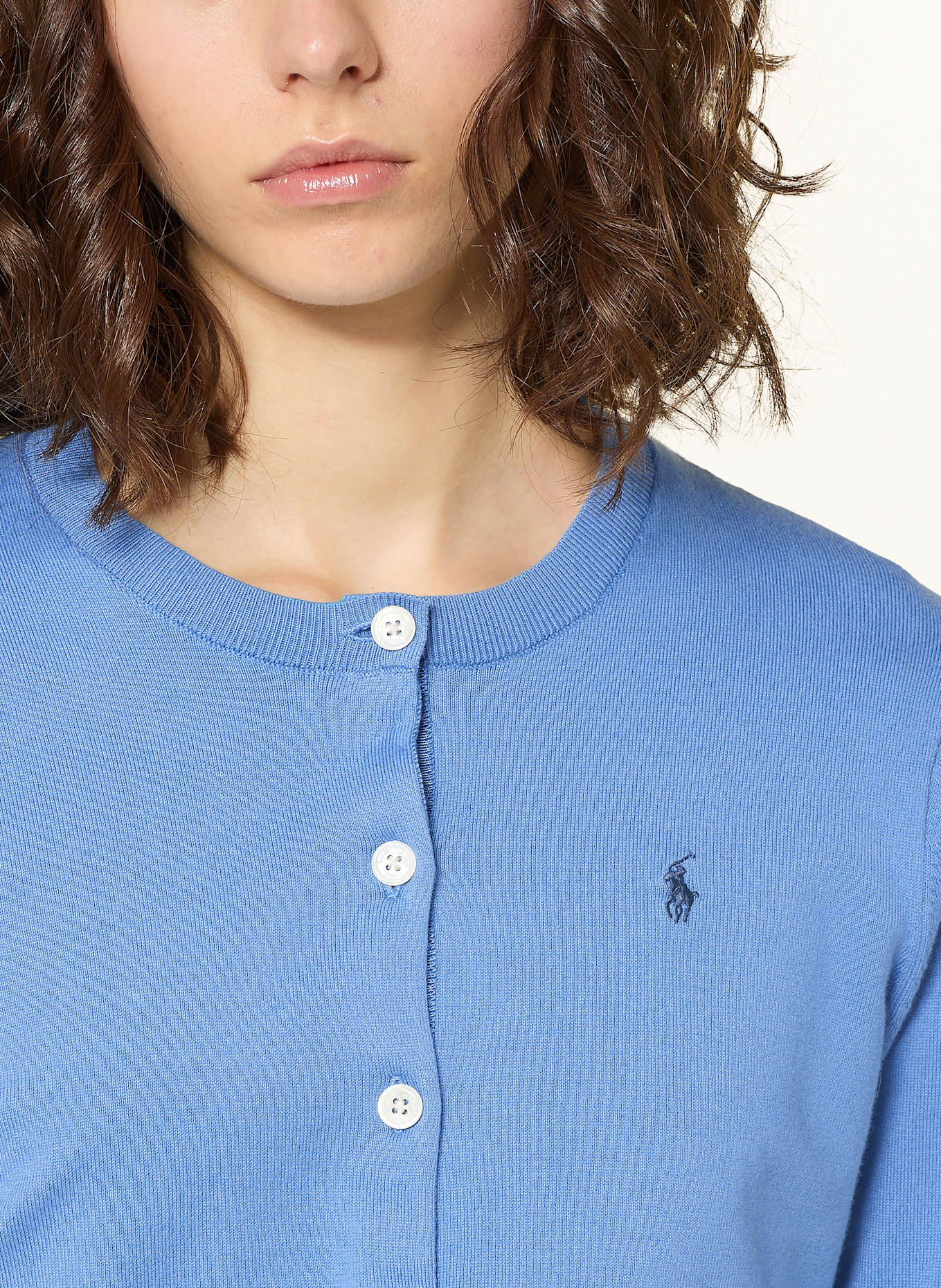 POLO RALPH LAUREN Strickjacke: BLAU