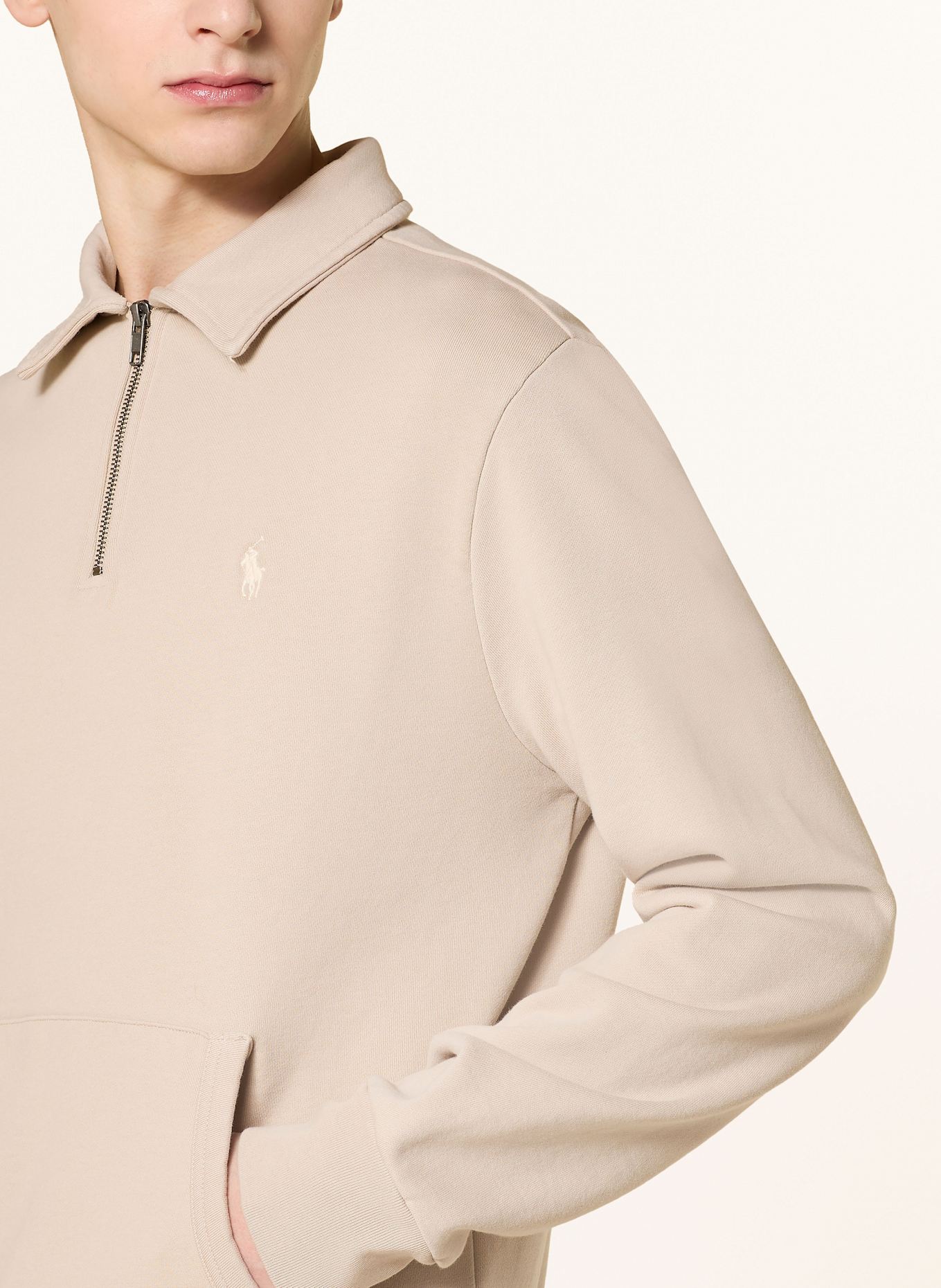 POLO RALPH LAUREN Sweat-Troyer, Farbe: BEIGE (Bild 4)
