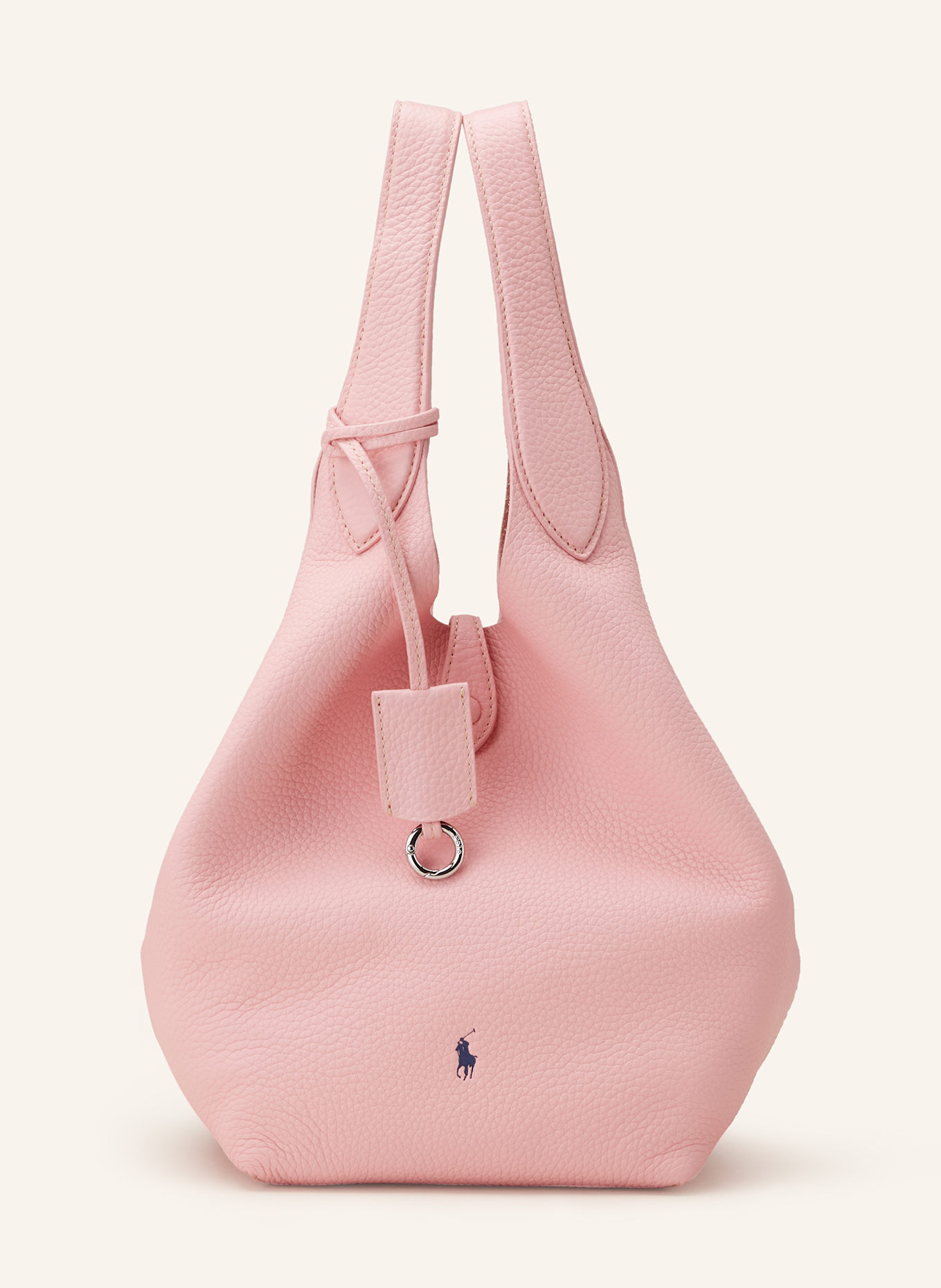 POLO RALPH LAUREN Shopper SHINY DRUM PEBBLE: ROSA