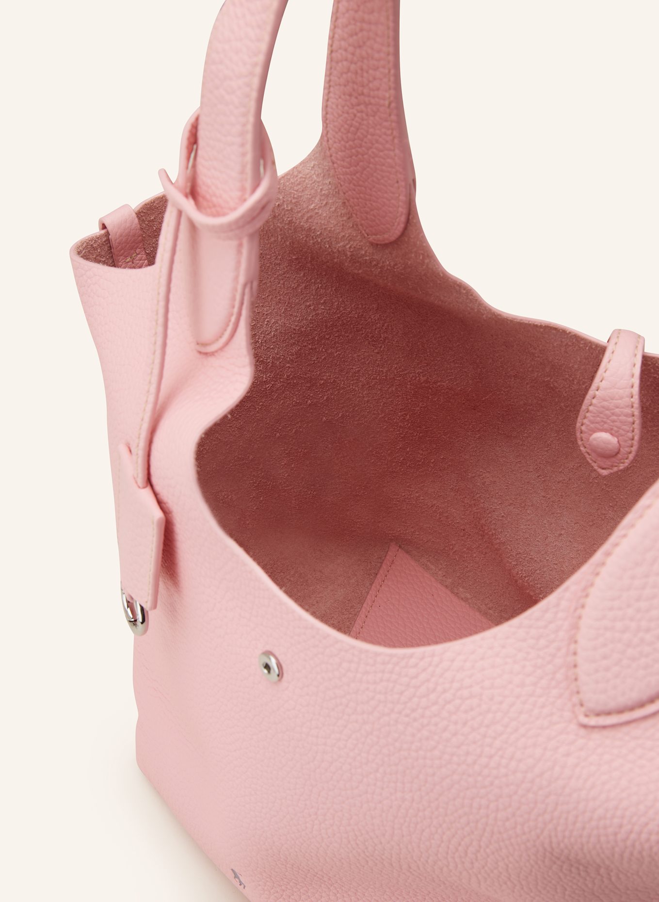 POLO RALPH LAUREN Shopper SHINY DRUM PEBBLE: ROSA