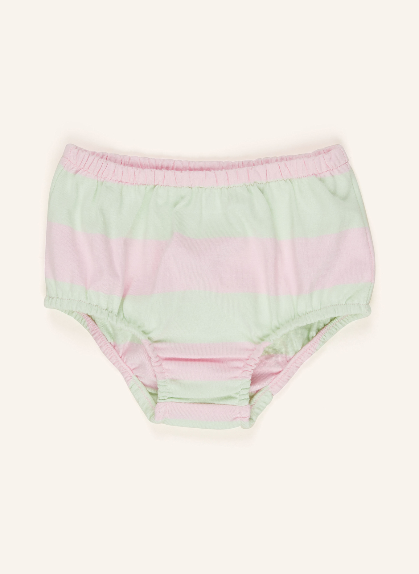 POLO RALPH LAUREN Set: Polokleid und Hose: HELLGRÜN / HELLROSA