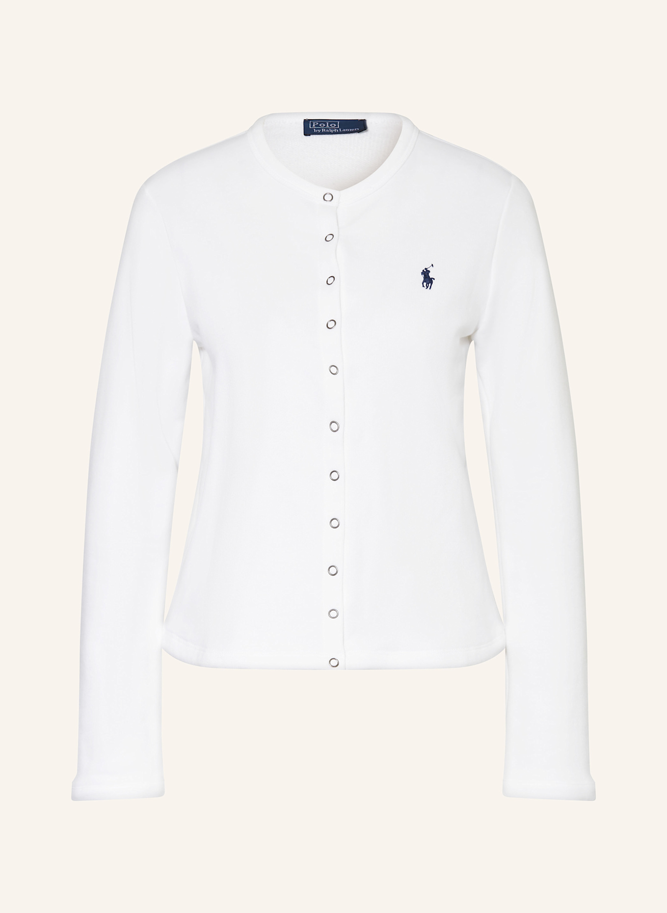 POLO RALPH LAUREN Sweatjacke: WEISS